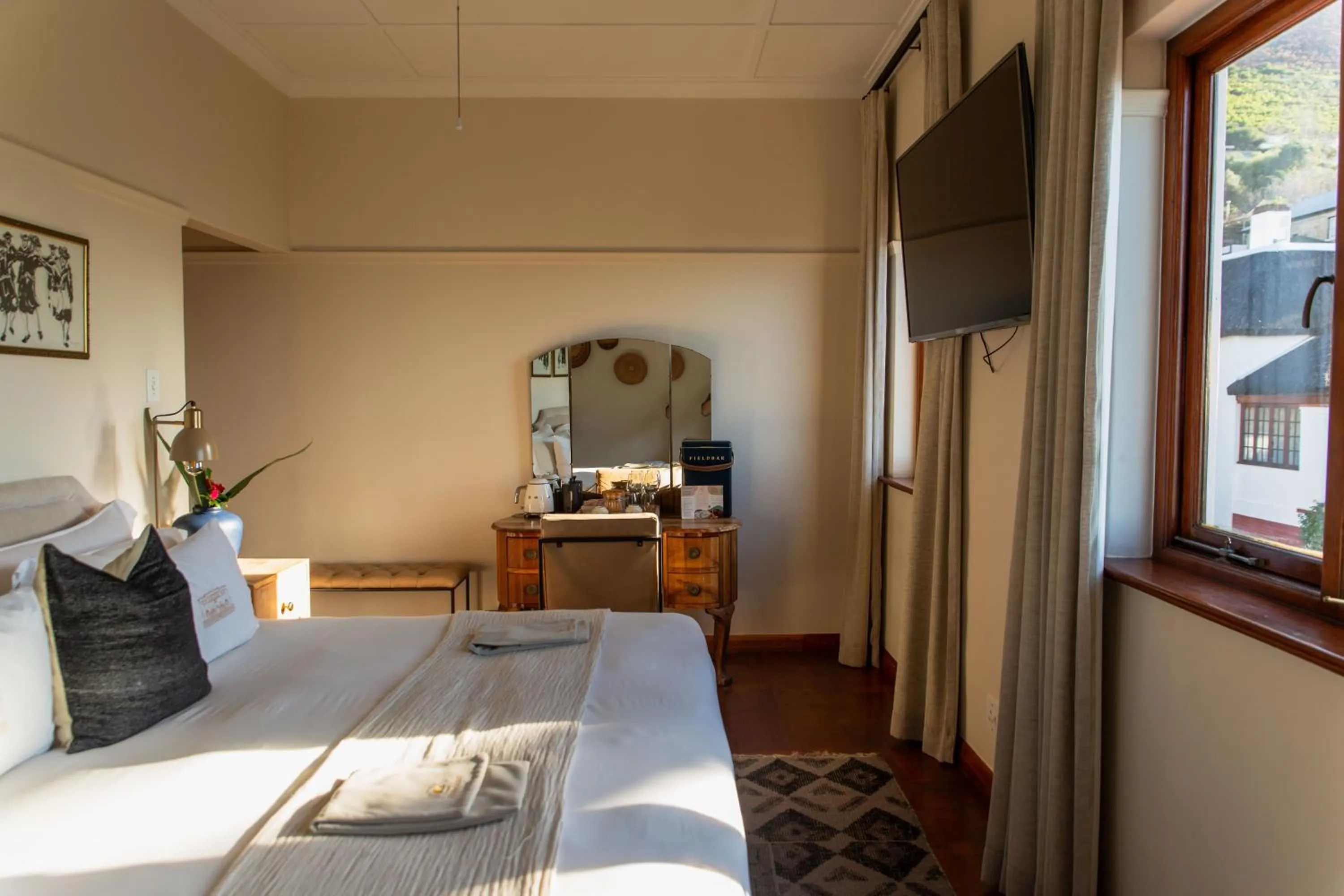 Bed in Sonnekus Boutique Hotel & Bistro