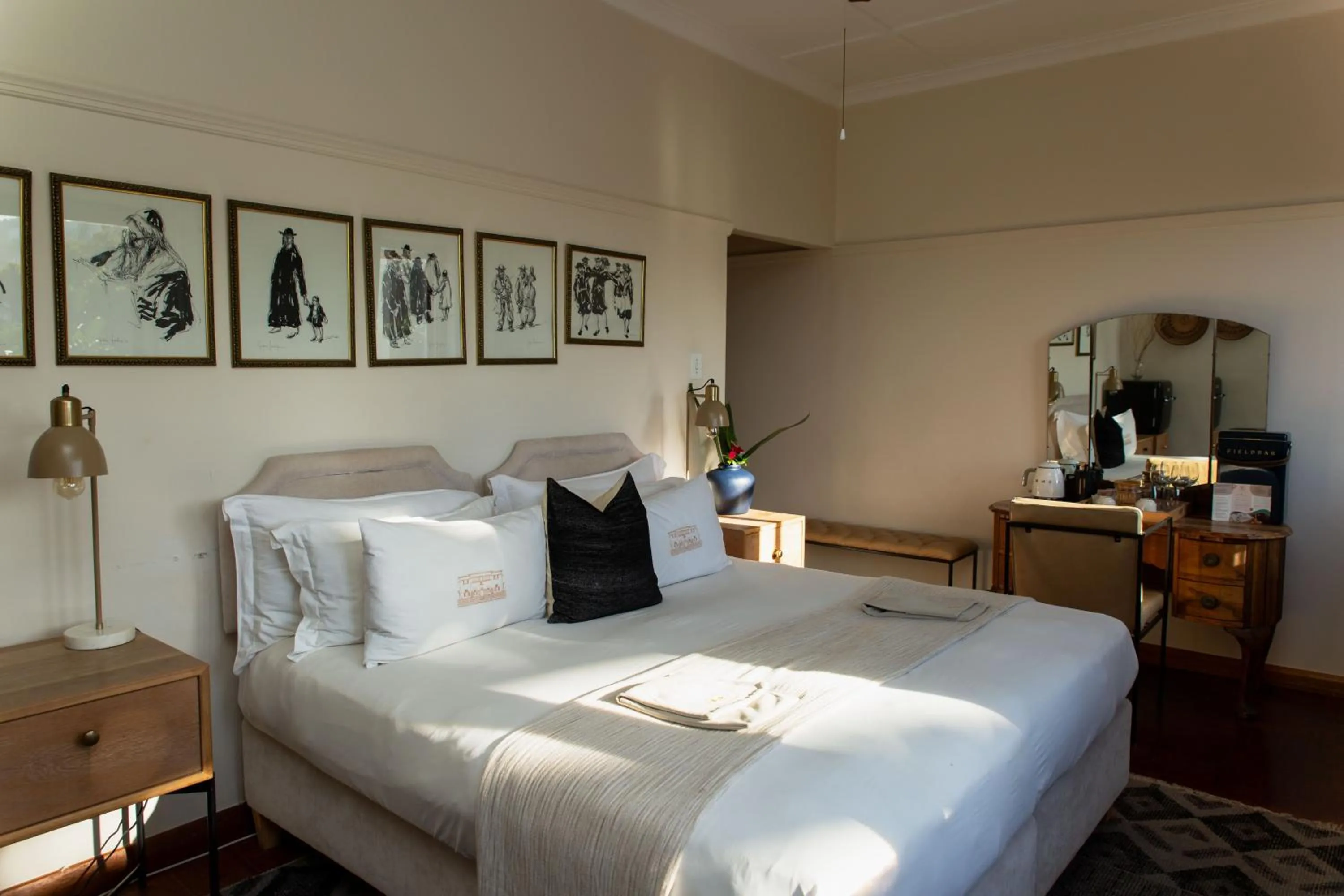 Bed in Sonnekus Boutique Hotel & Bistro