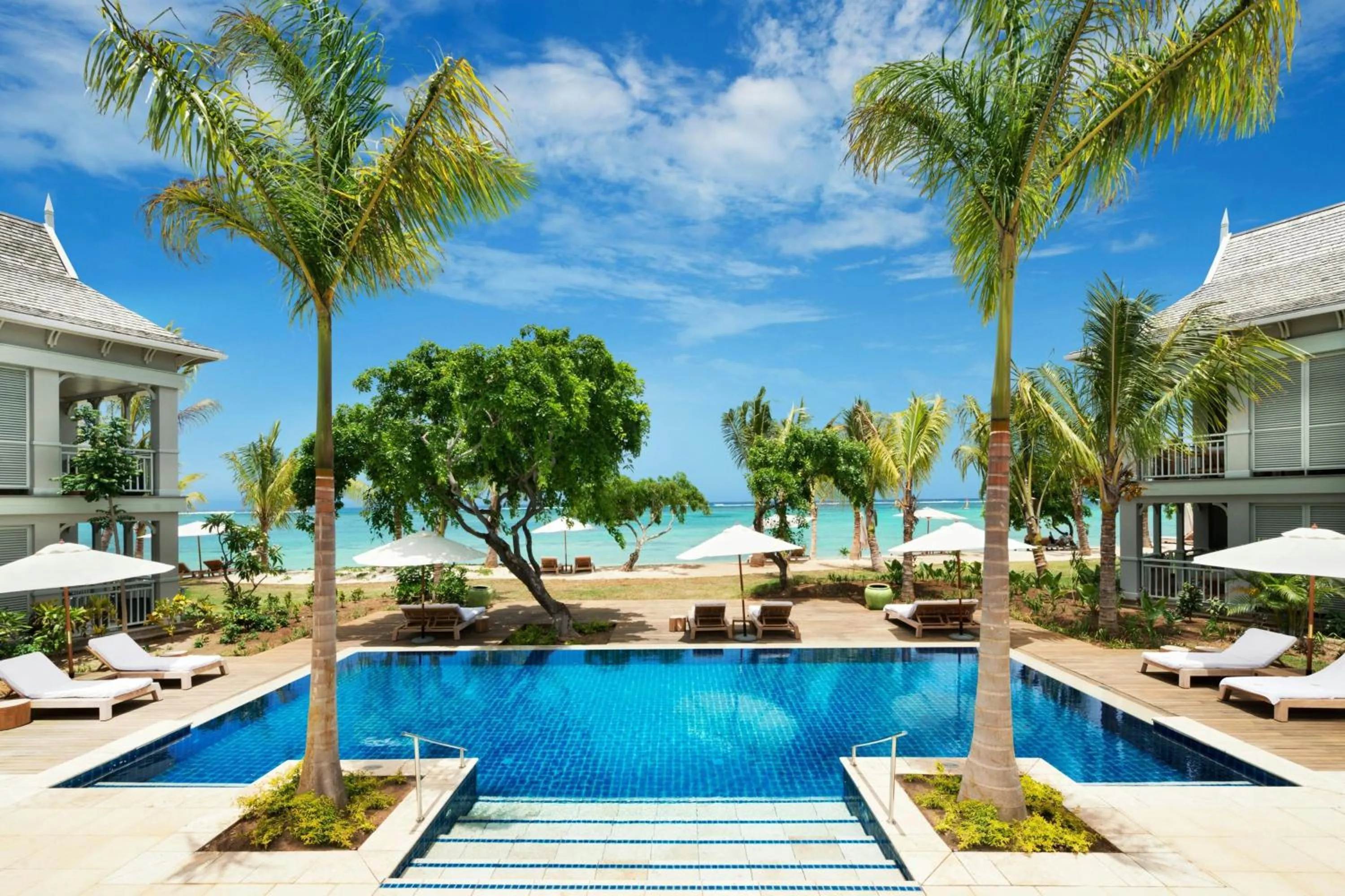 Swimming pool in The St. Regis Le Morne Resort, Mauritius