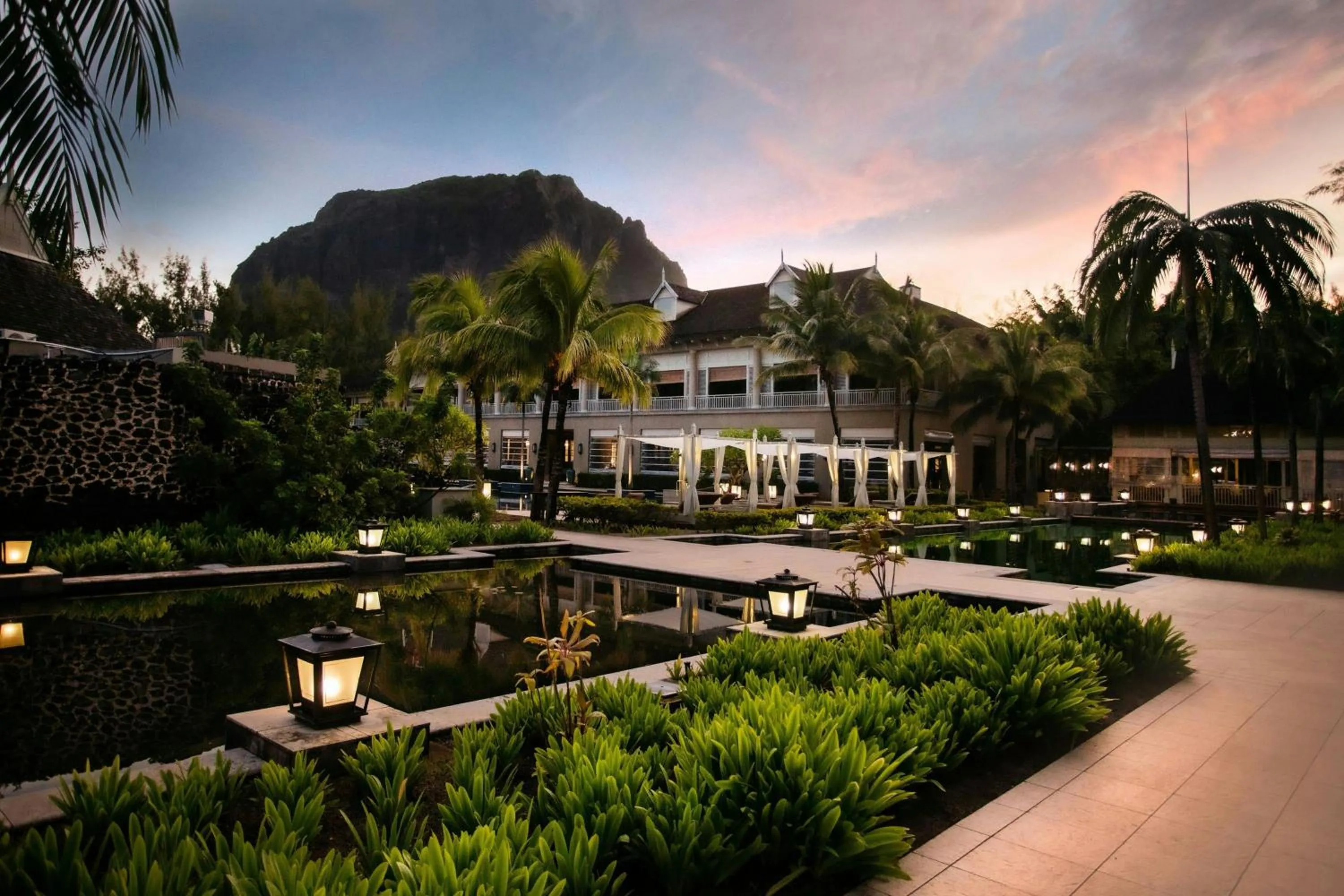 Property building in JW Marriott Mauritius Resort