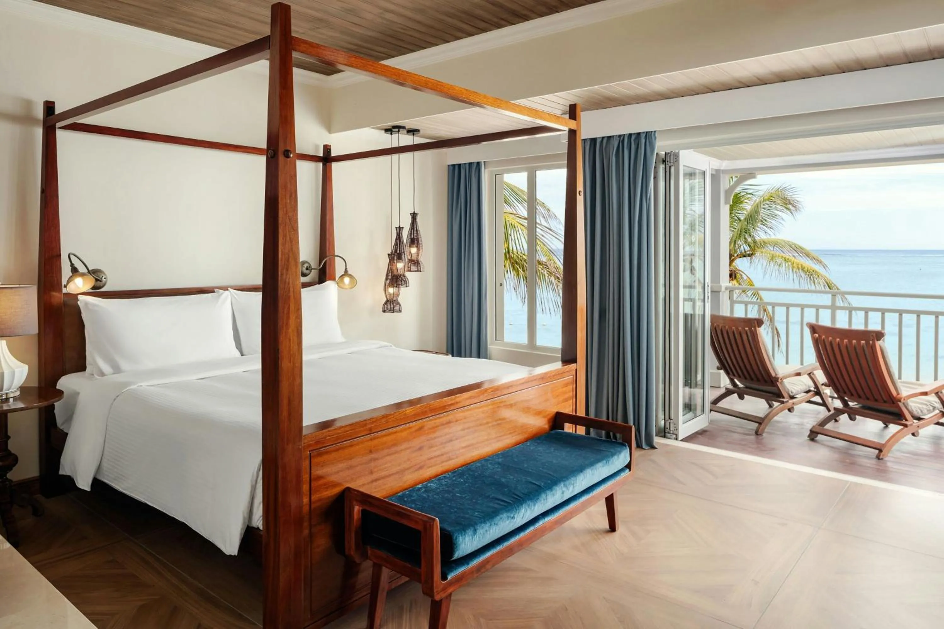 Photo of the whole room, Bed in The St. Regis Le Morne Resort, Mauritius