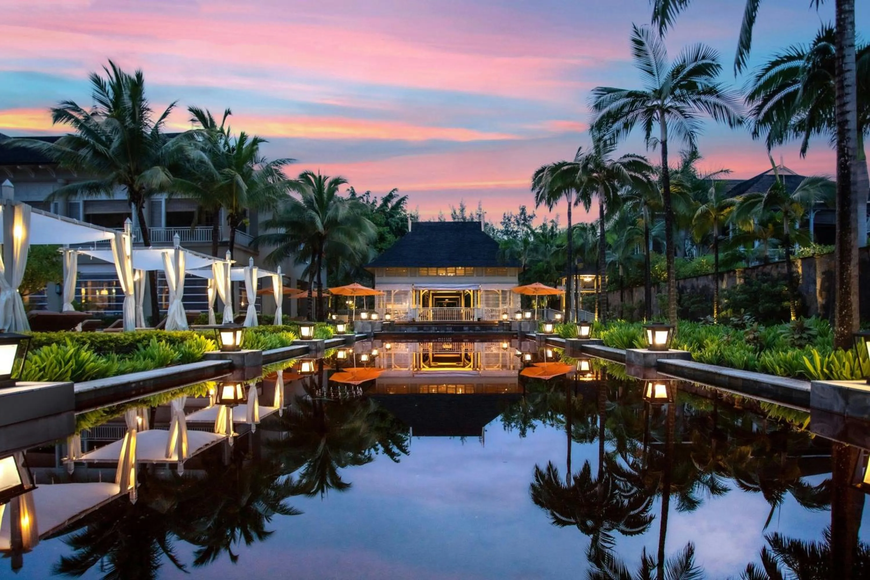 Property building in JW Marriott Mauritius Resort