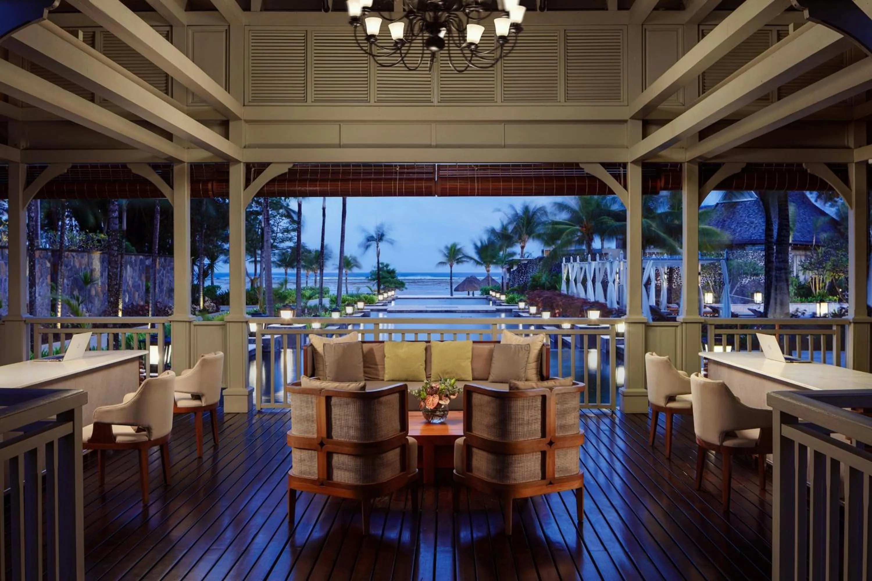 Lobby or reception in JW Marriott Mauritius Resort