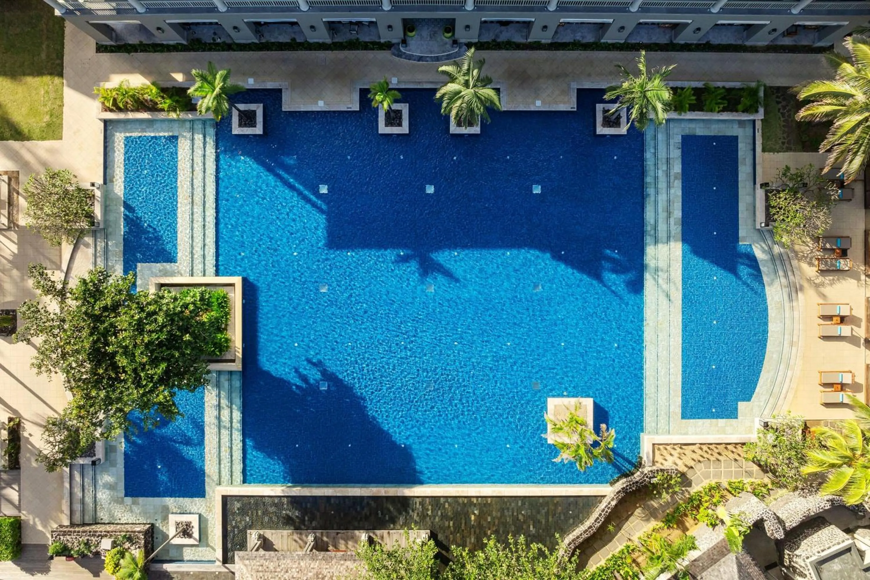 Swimming pool in The St. Regis Le Morne Resort, Mauritius