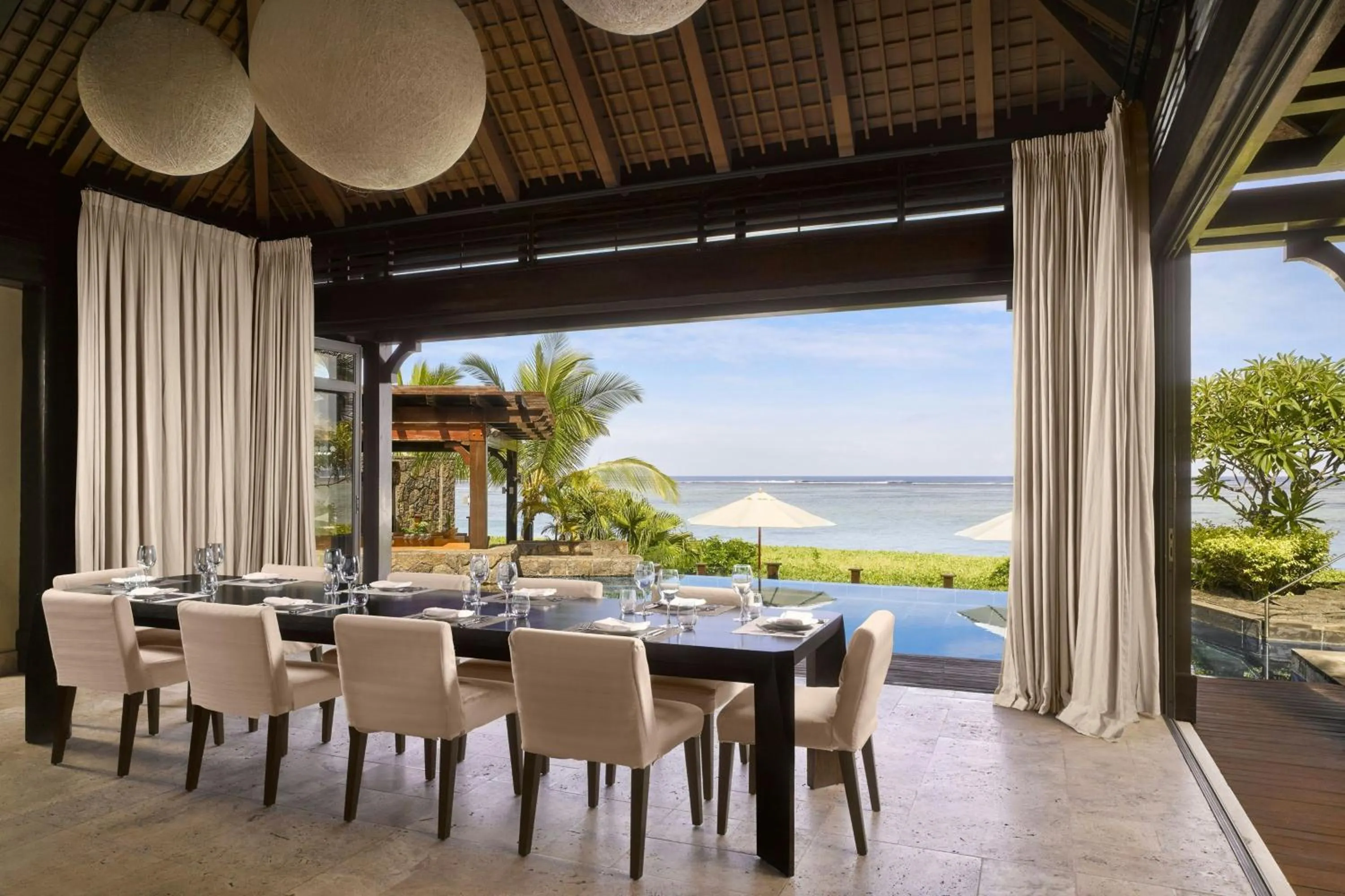 Beach in JW Marriott Mauritius Resort