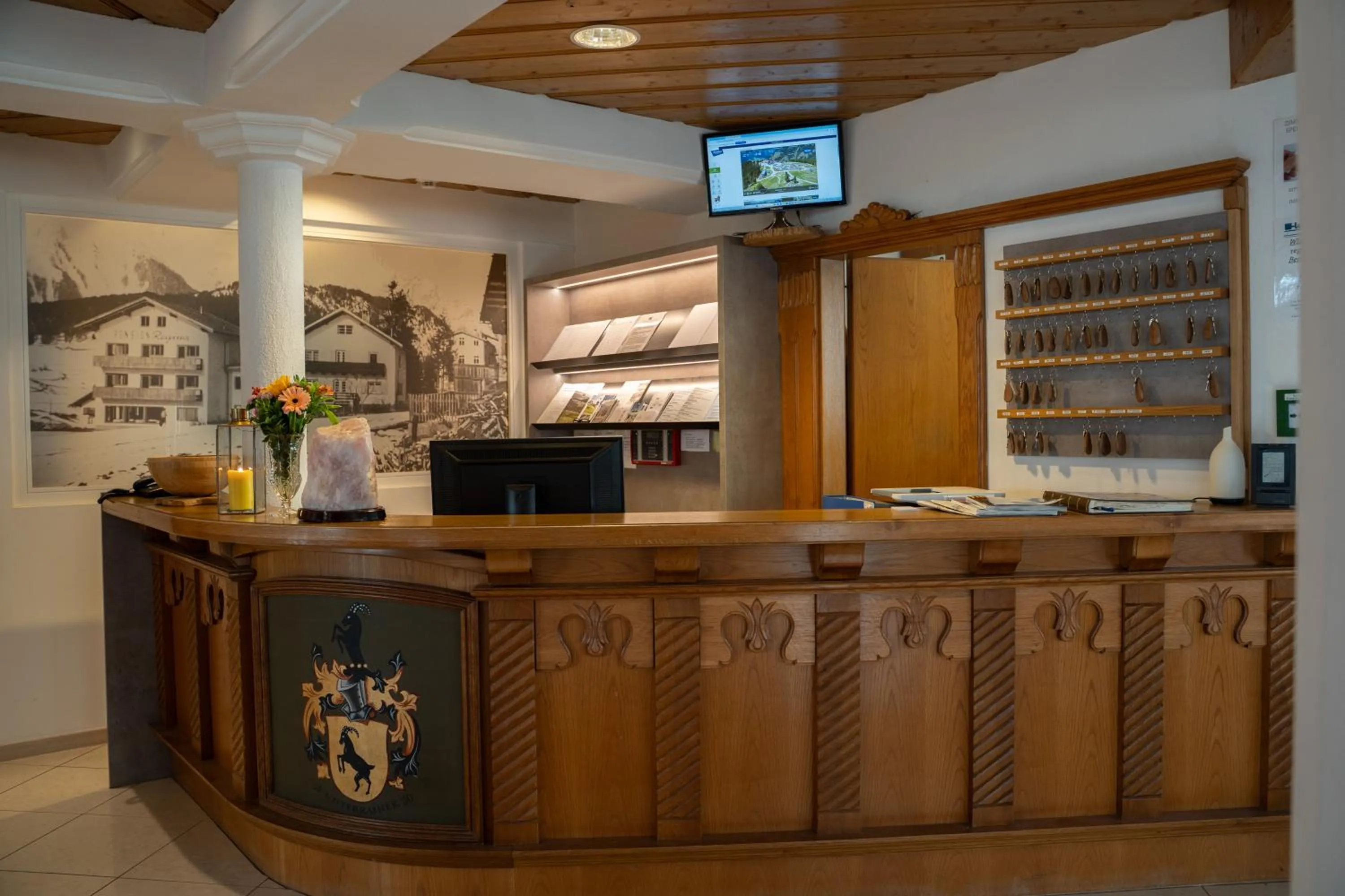 Lobby or reception in Alpenhotel Regina