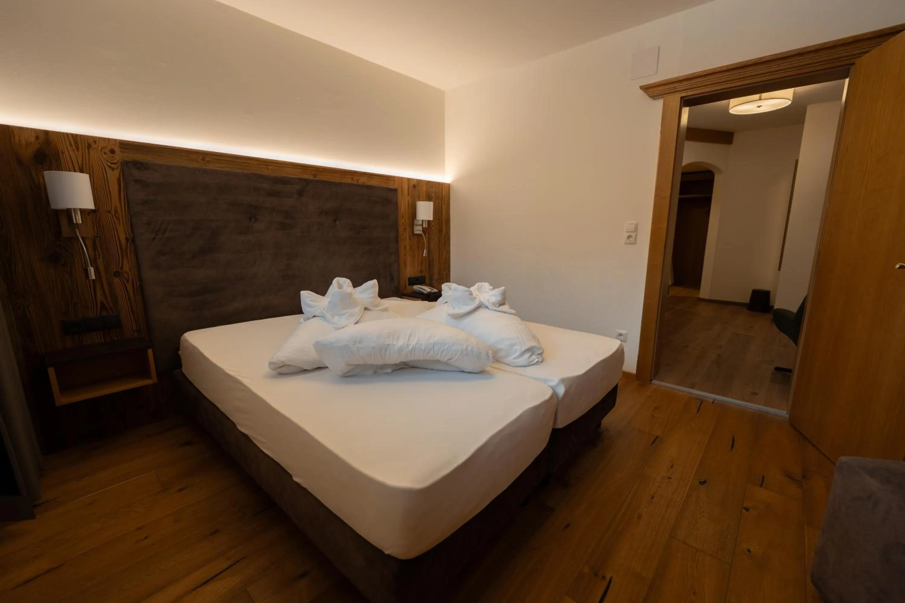 Bed in Alpenhotel Regina