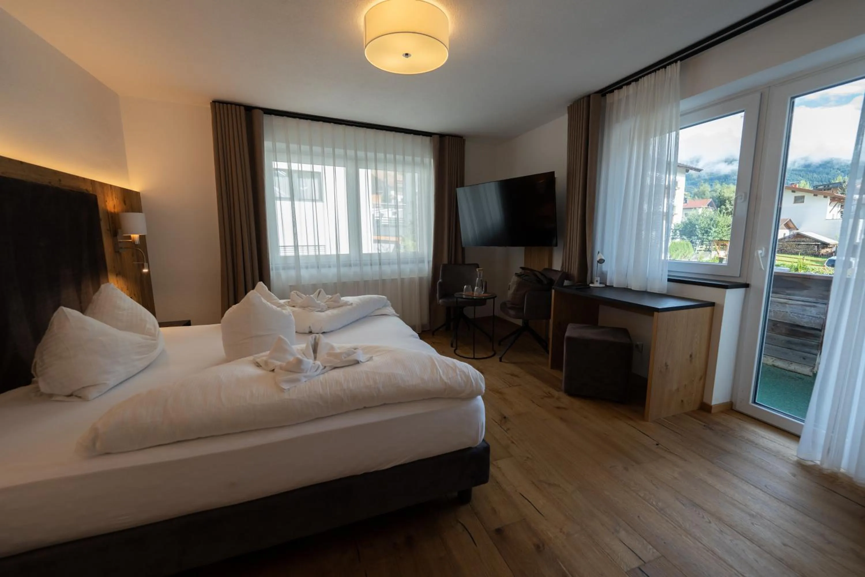 Bed in Alpenhotel Regina