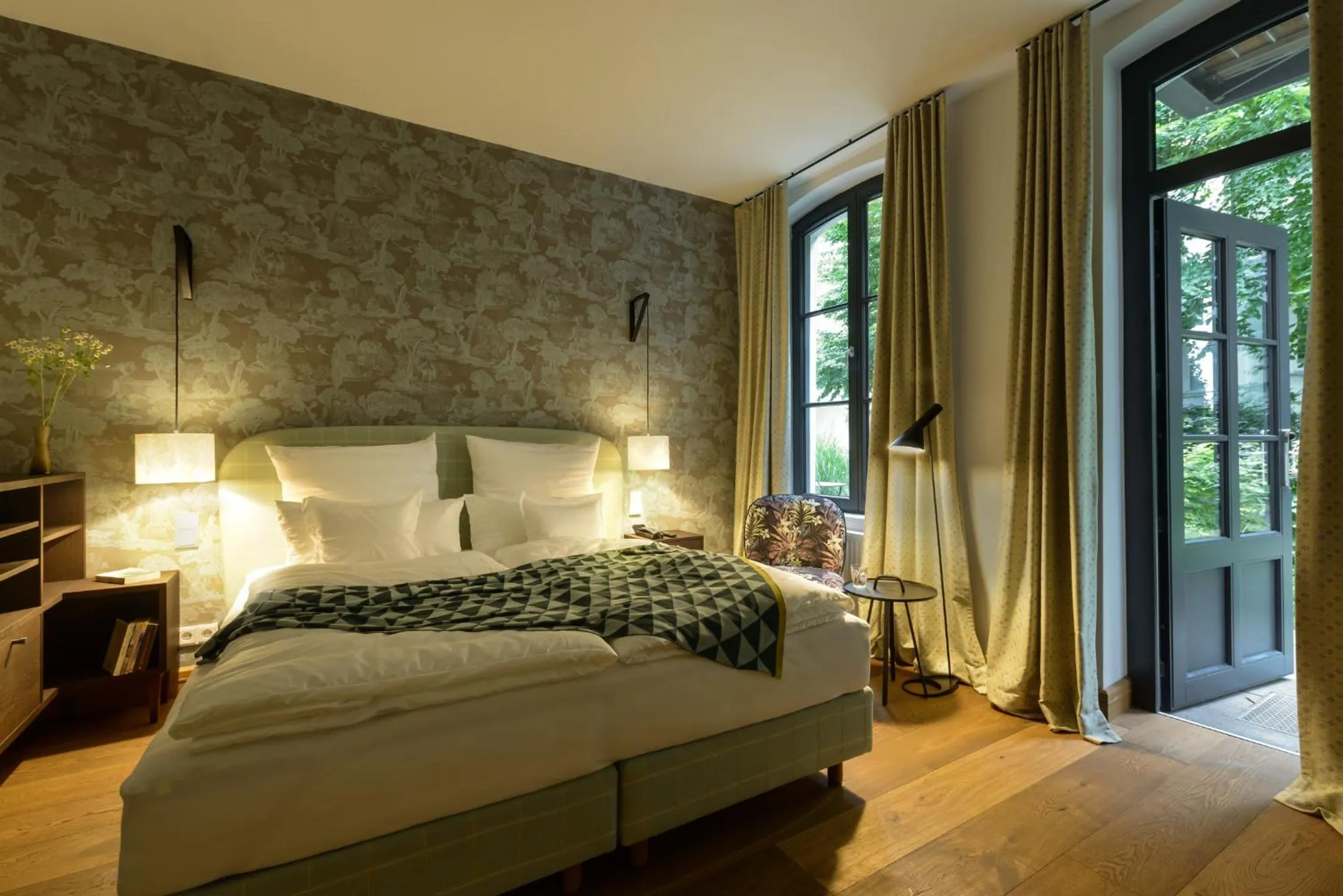 Photo of the whole room, Bed in Das kleine Grindel