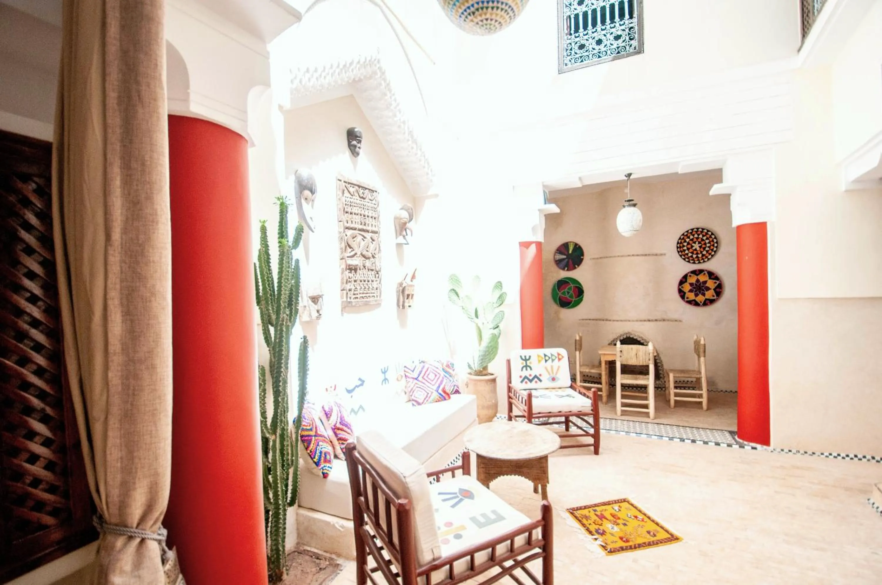 Living room in Riad Chorfa