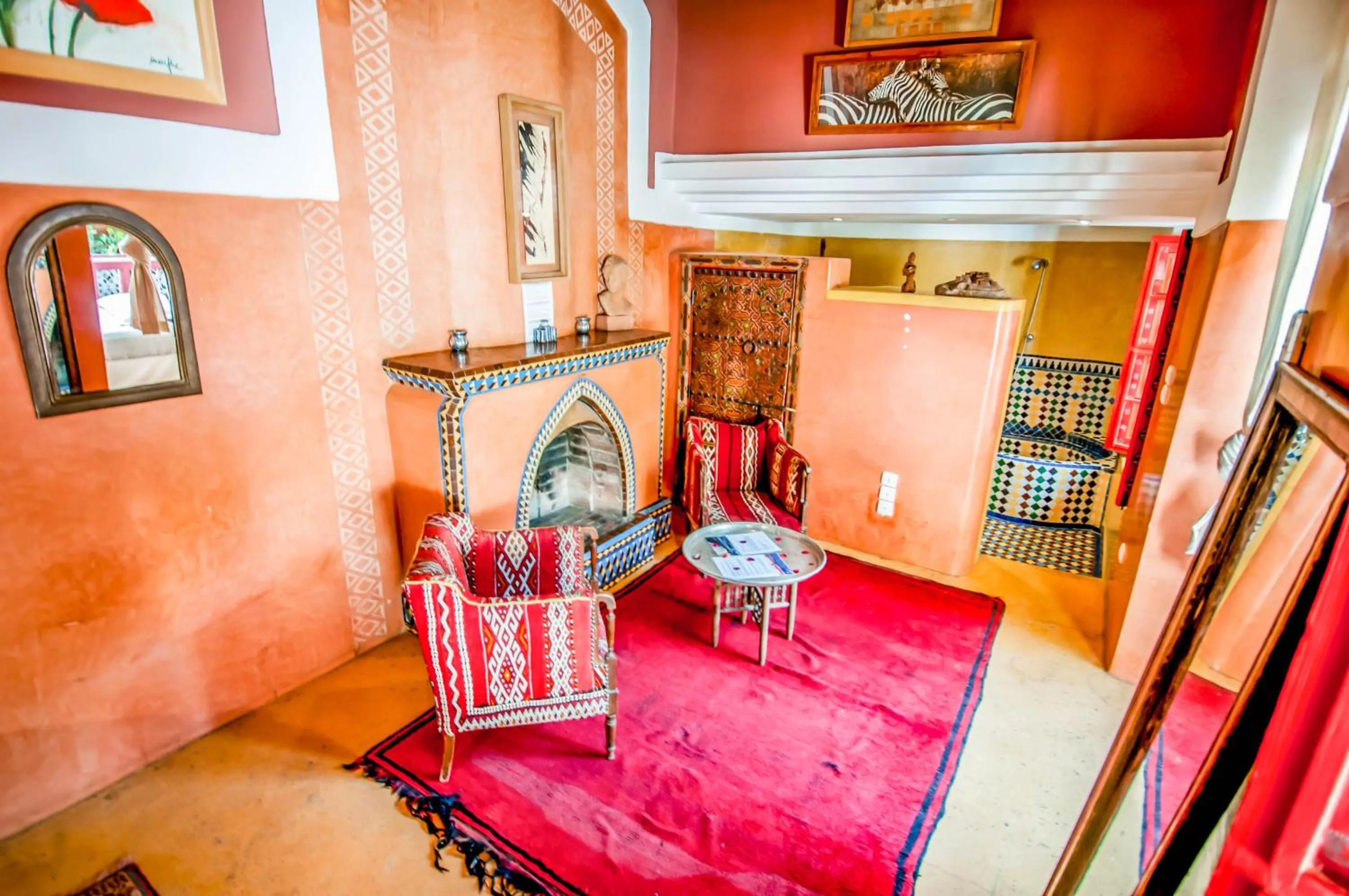 Living room in Riad Chorfa