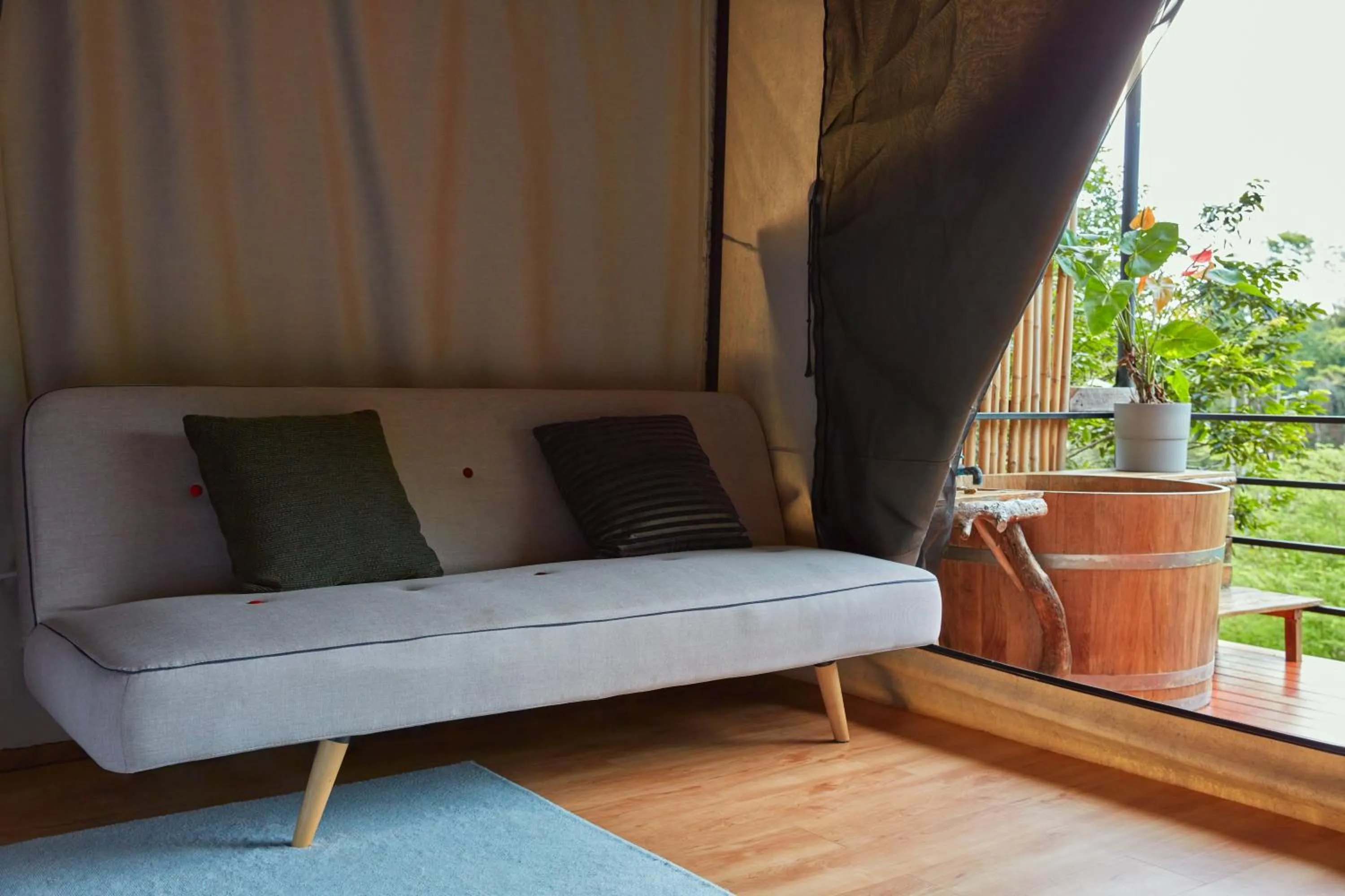 Seating area in NUYU Khaoyai