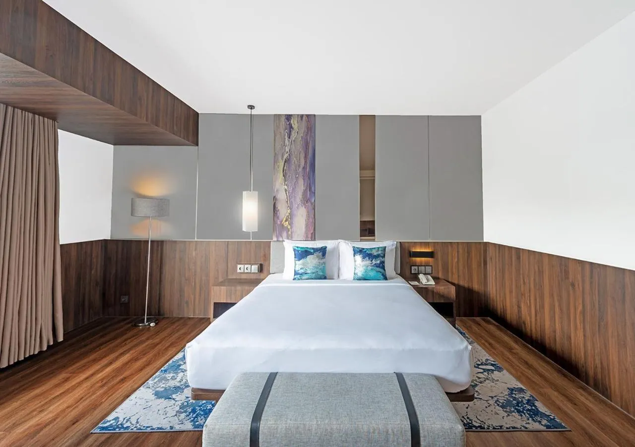 Bed in Oakwood Hotel & Apartments Taman Mini Jakarta