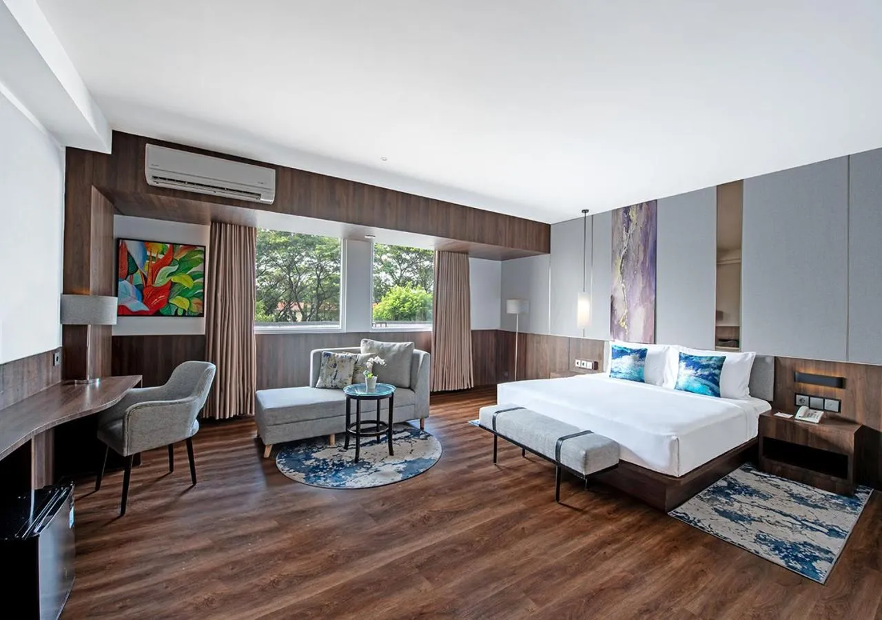 Photo of the whole room, Bed in Oakwood Hotel & Apartments Taman Mini Jakarta