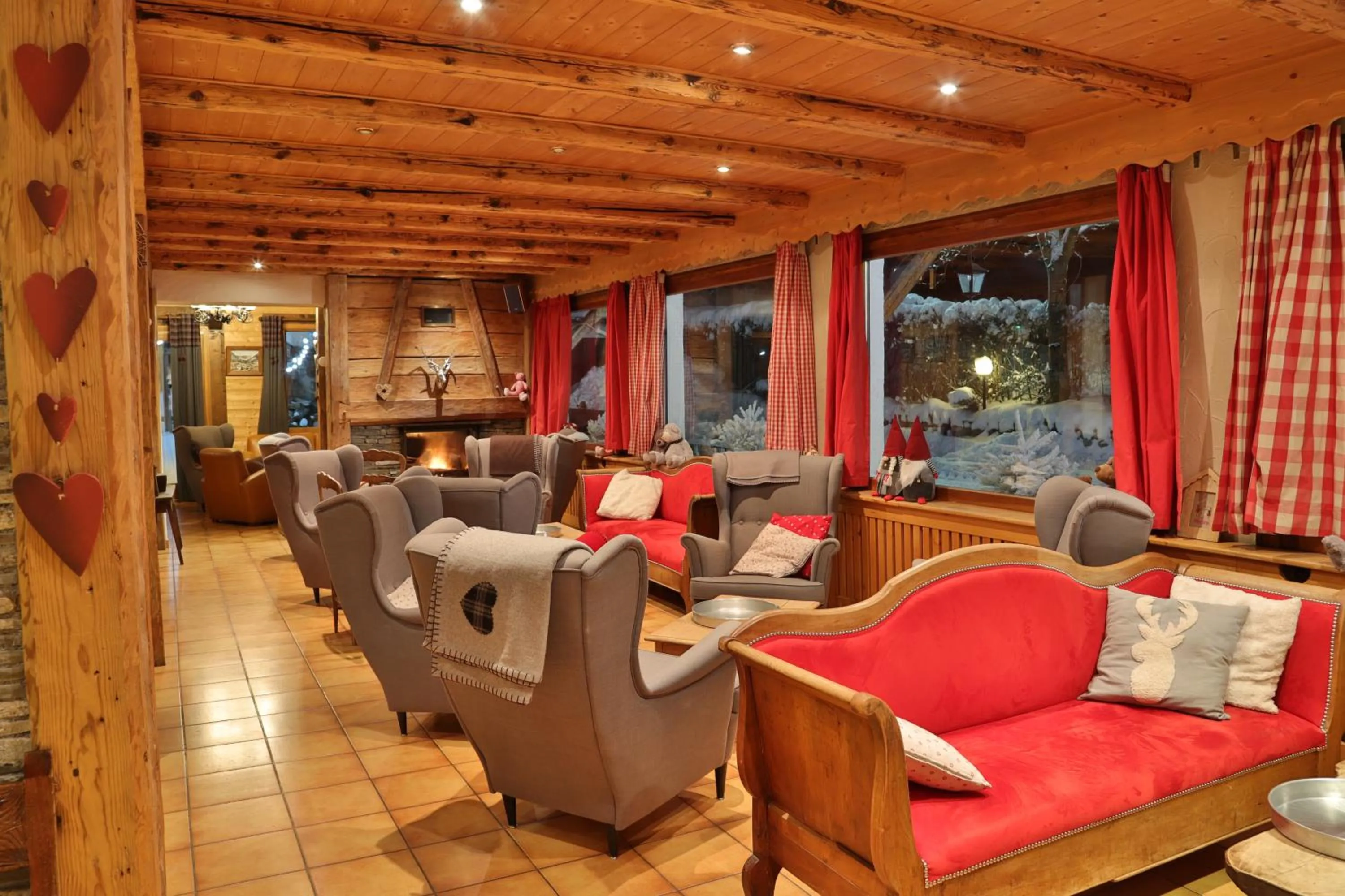 Living room in Fleur des Neiges