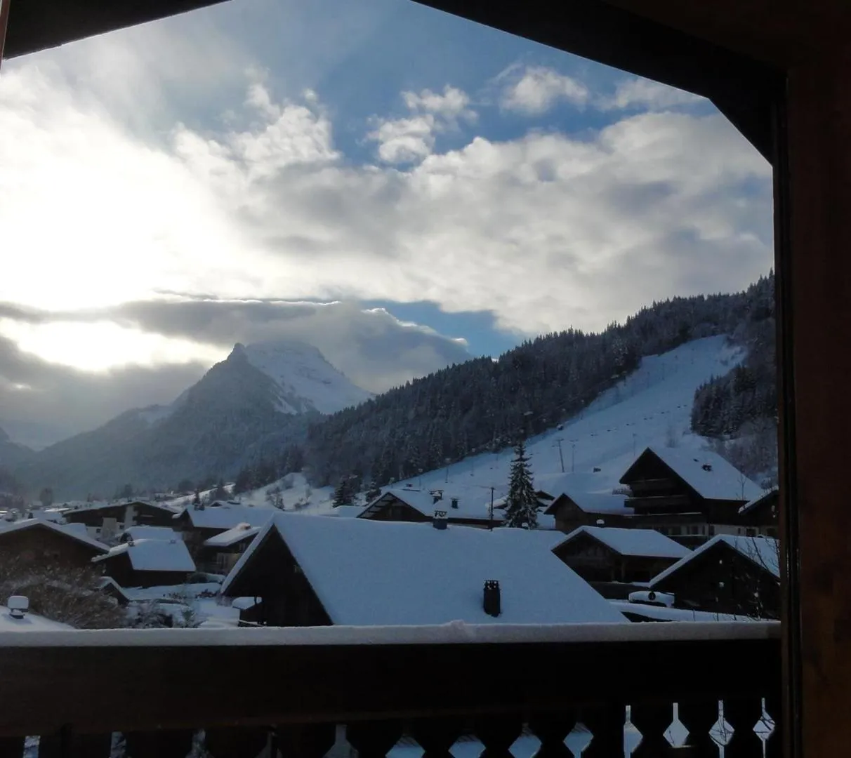 Mountain view in Fleur des Neiges