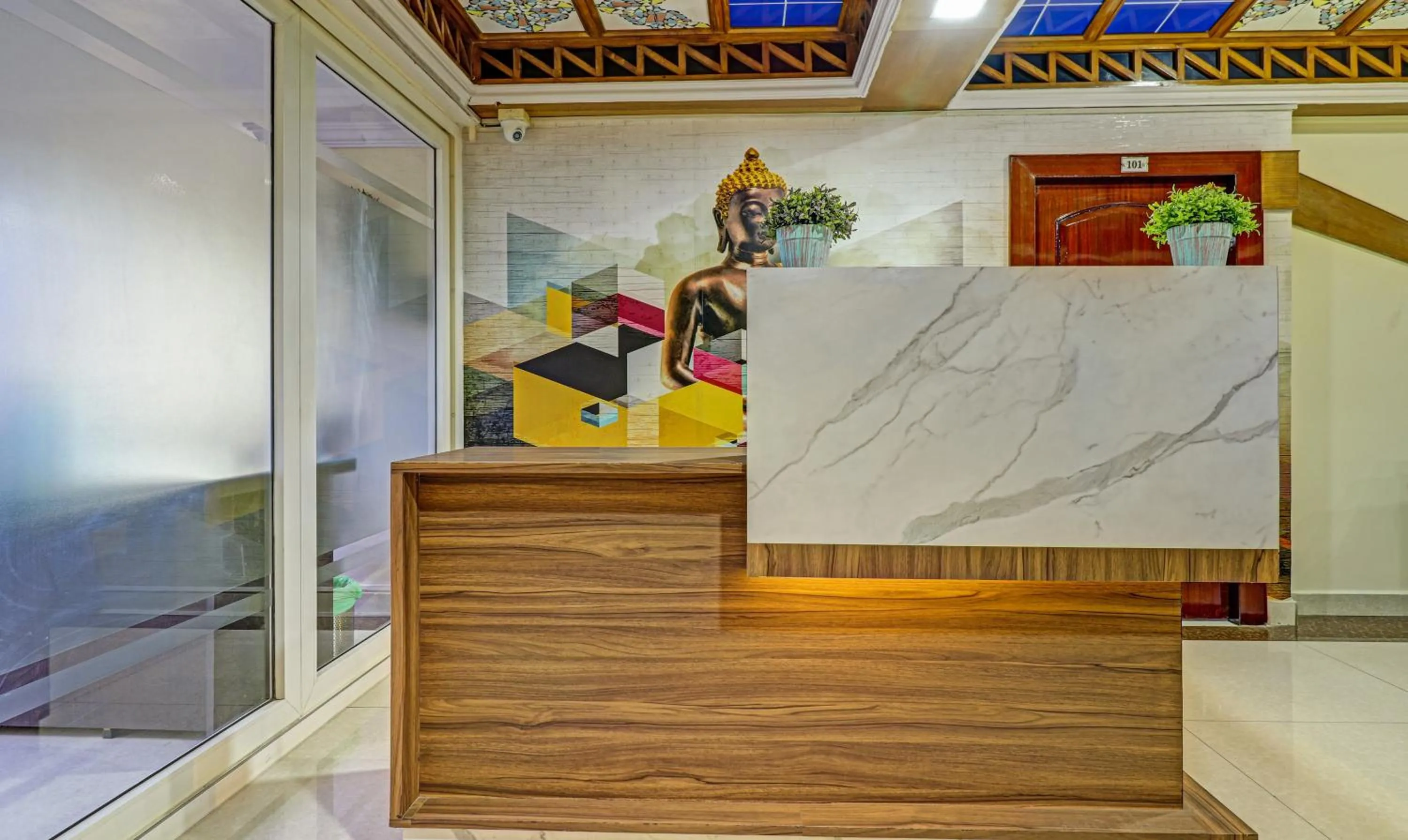 Lobby or reception in Eesha Elite