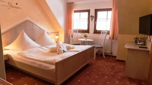 Photo of the whole room, Bed in Hotel Birkenhof Garni