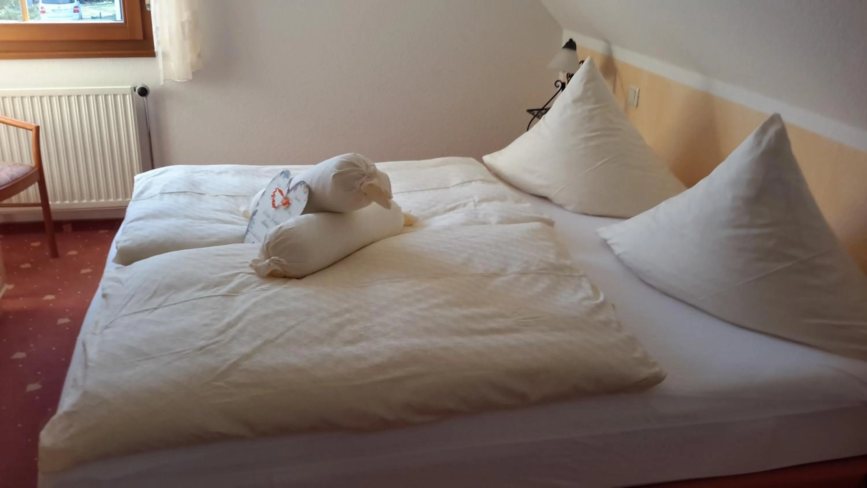 Decorative detail, Bed in Hotel Birkenhof Garni