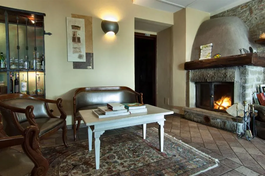 Lobby or reception in Trattoria Del Bivio
