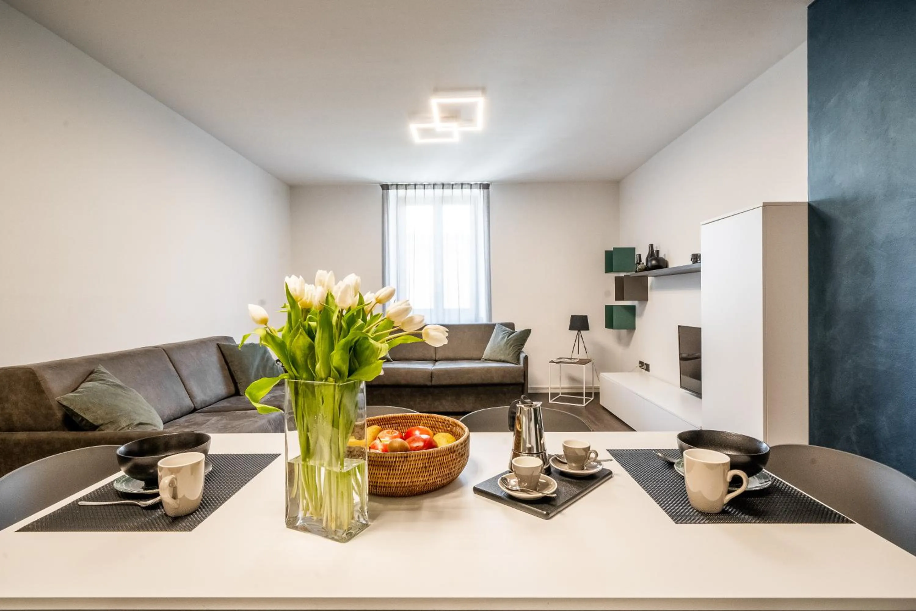 Living room in Appartamenti Vasco Renna Surf Center