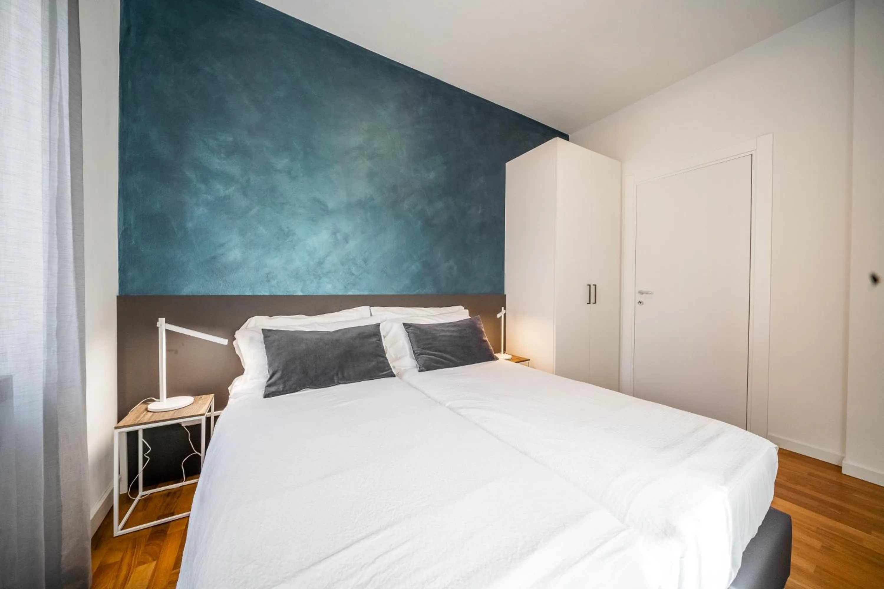 Bedroom, Bed in Appartamenti Vasco Renna Surf Center