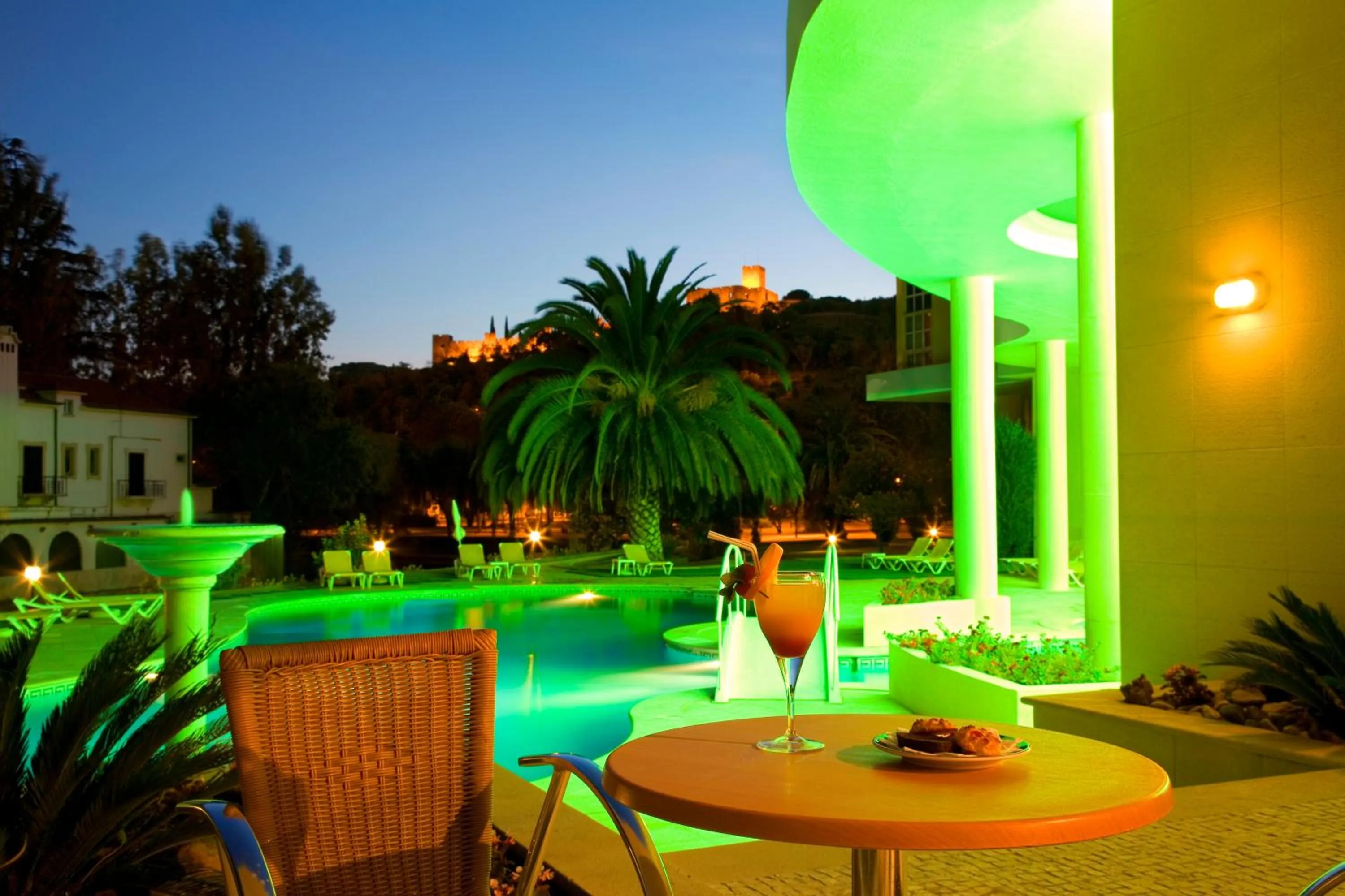 Patio in Hotel Dos Templarios