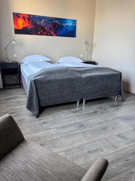 Bed in Hotel Vestmannaeyjar