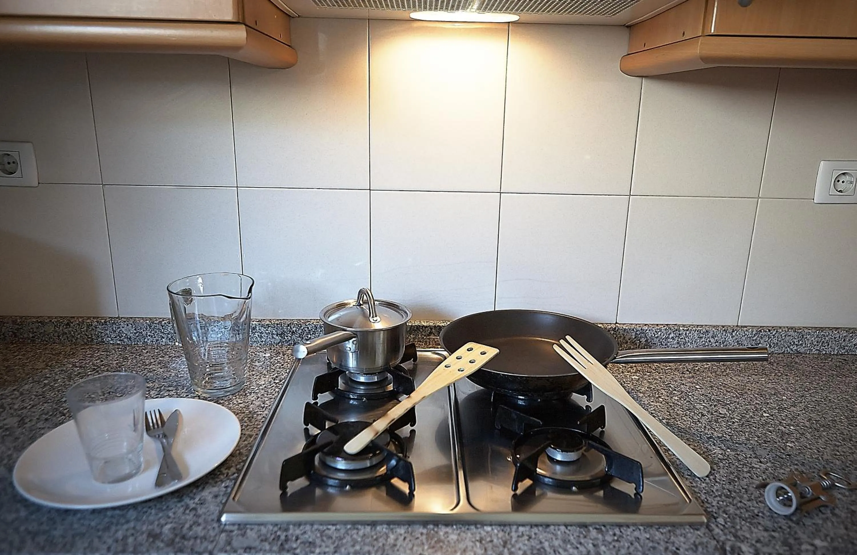 Kitchen or kitchenette in Alguera Apartments Sant Andreu