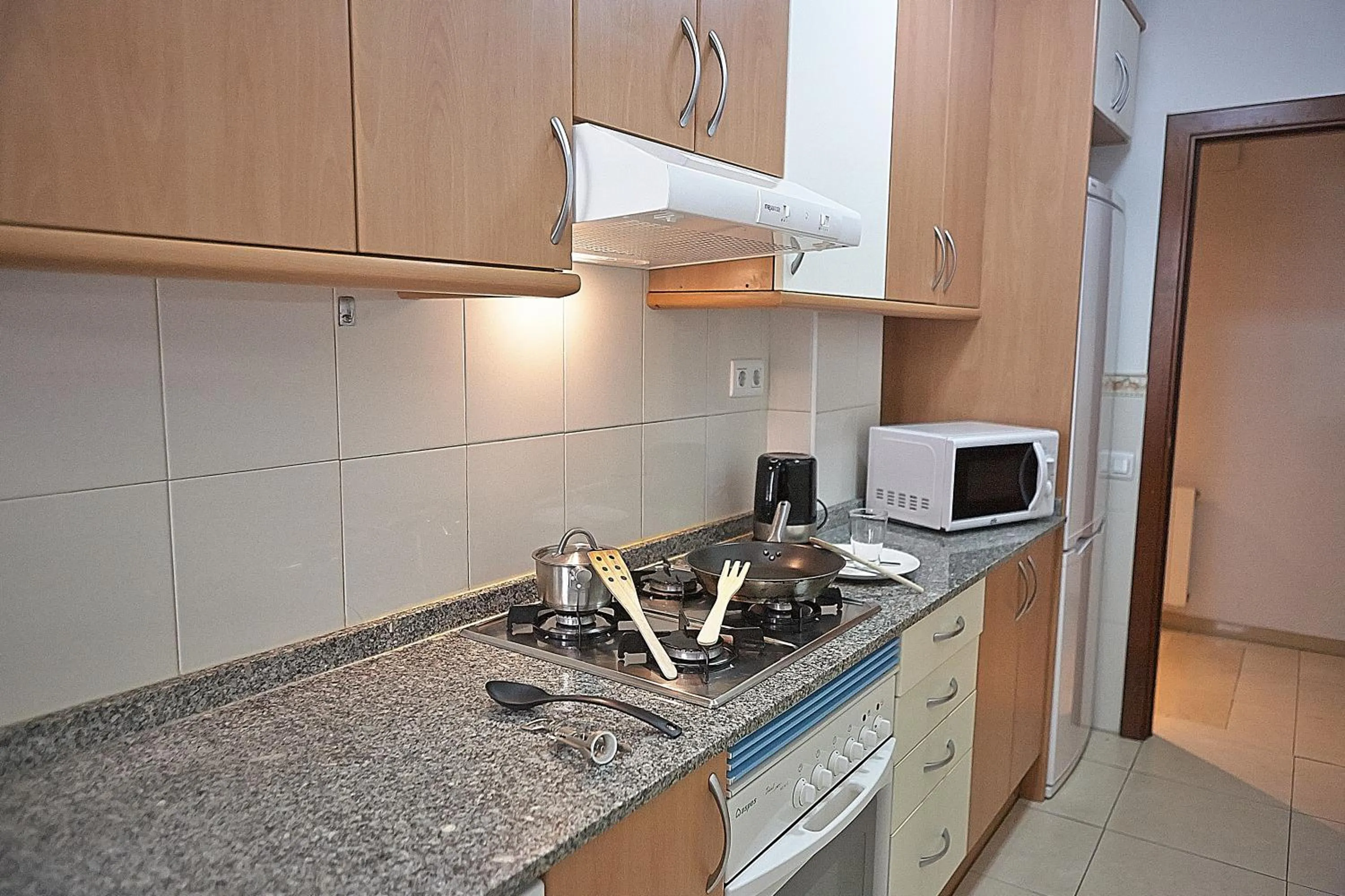 Kitchen or kitchenette in Alguera Apartments Sant Andreu