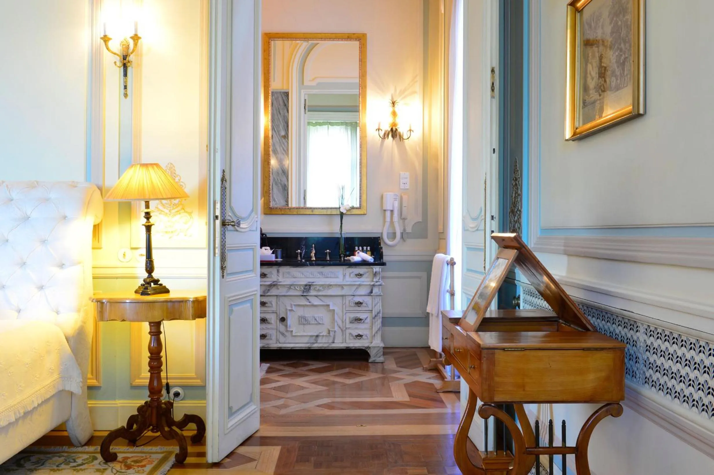 Bedroom in Pestana Palace Lisboa Hotel & National Monument - The Leading Hotels of the World