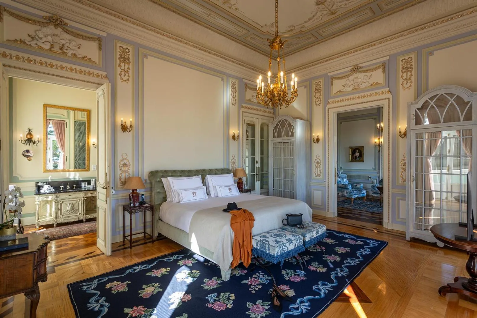 Bedroom in Pestana Palace Lisboa Hotel & National Monument - The Leading Hotels of the World
