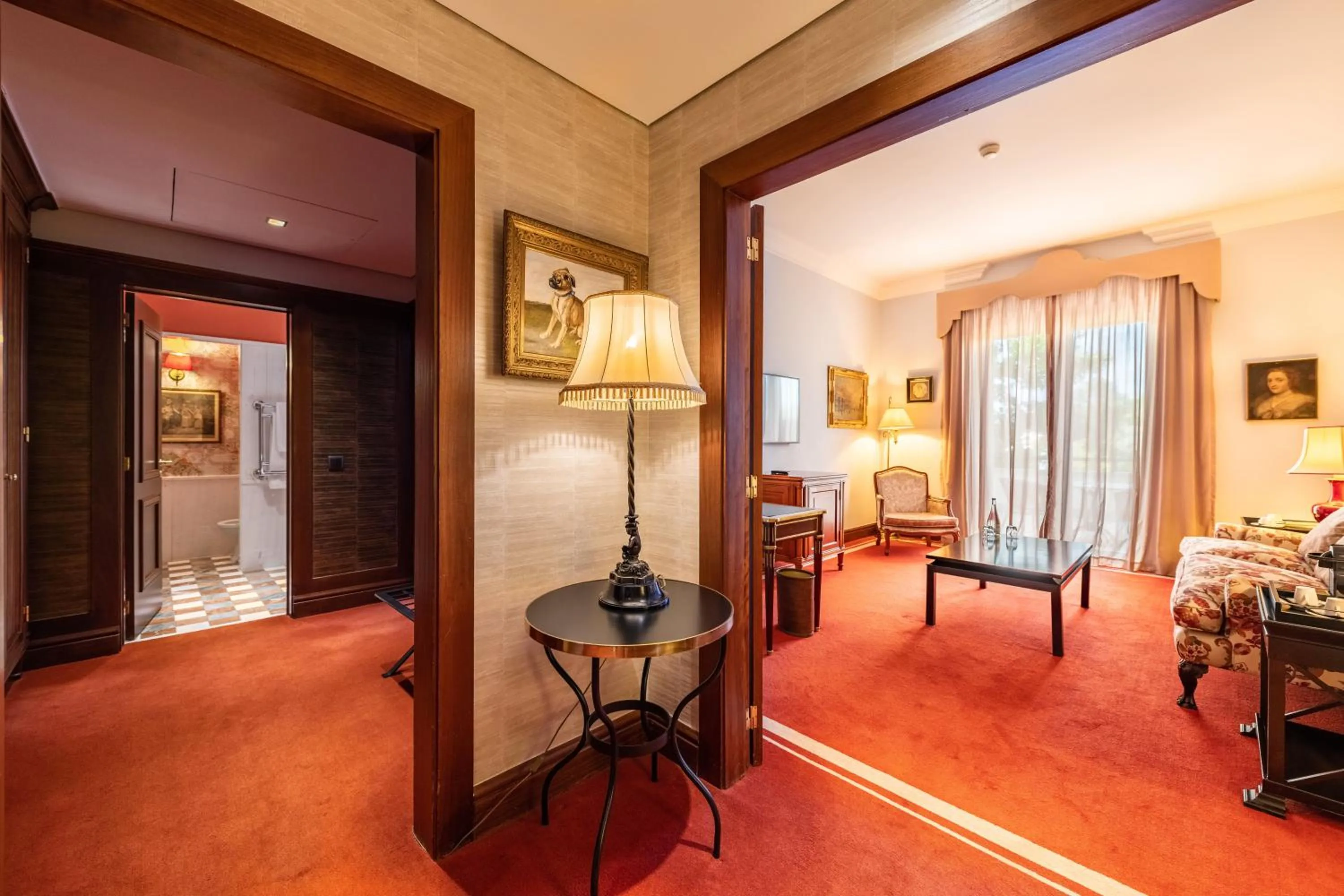 Living room, Bed in Pestana Palace Lisboa Hotel & National Monument - The Leading Hotels of the World