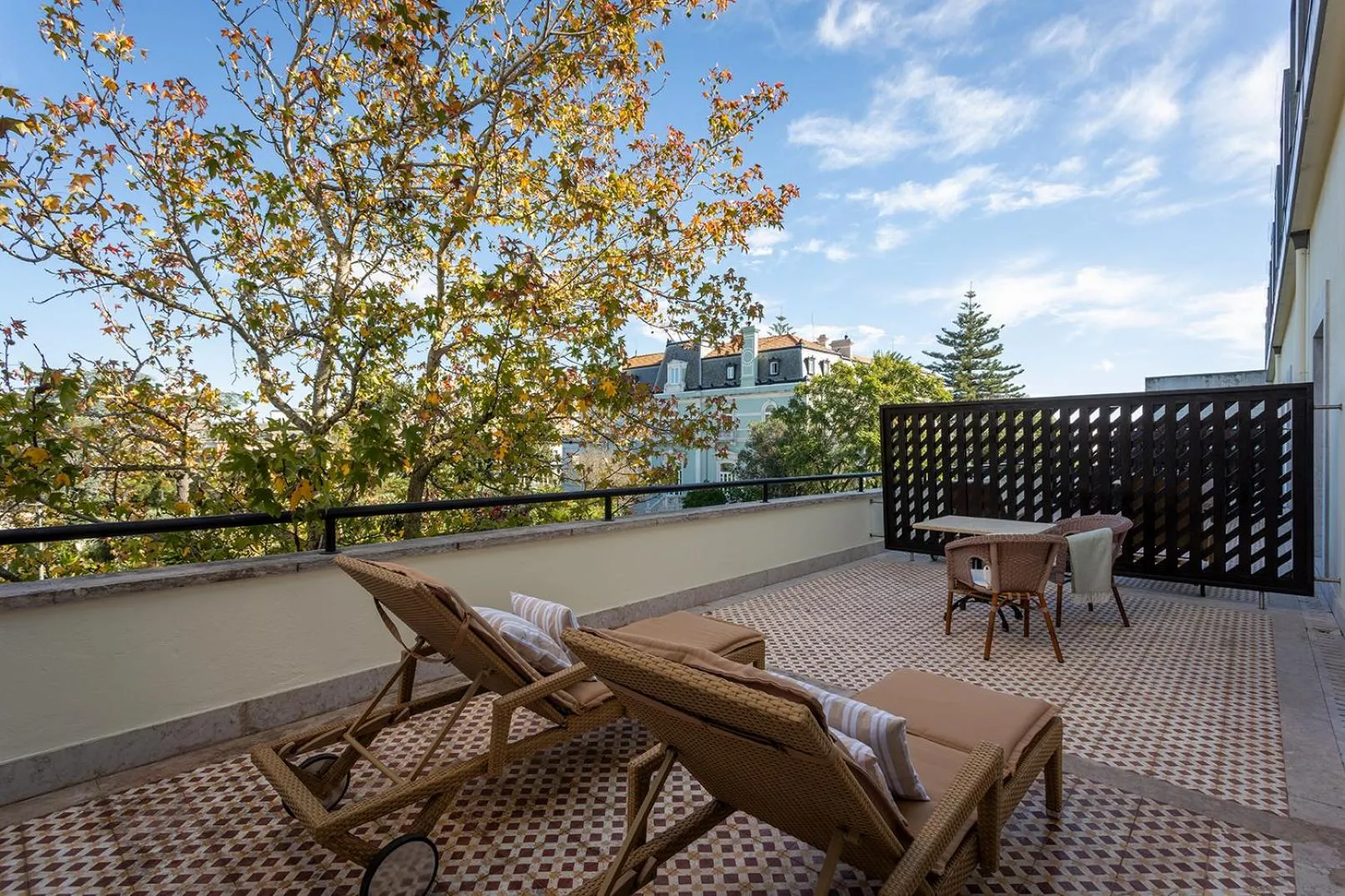 Balcony/Terrace in Pestana Palace Lisboa Hotel & National Monument - The Leading Hotels of the World