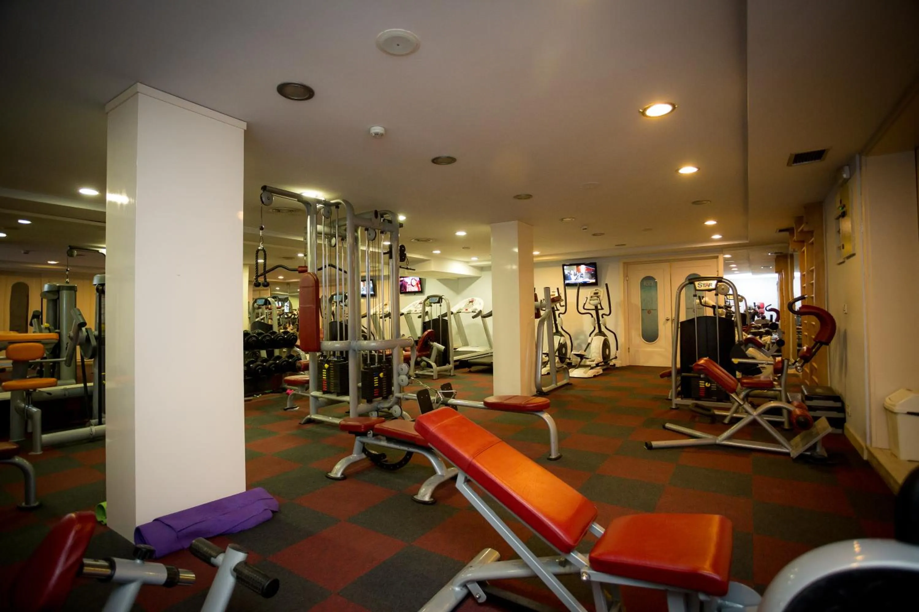 Fitness centre/facilities in Hotel Colosseo & Spa