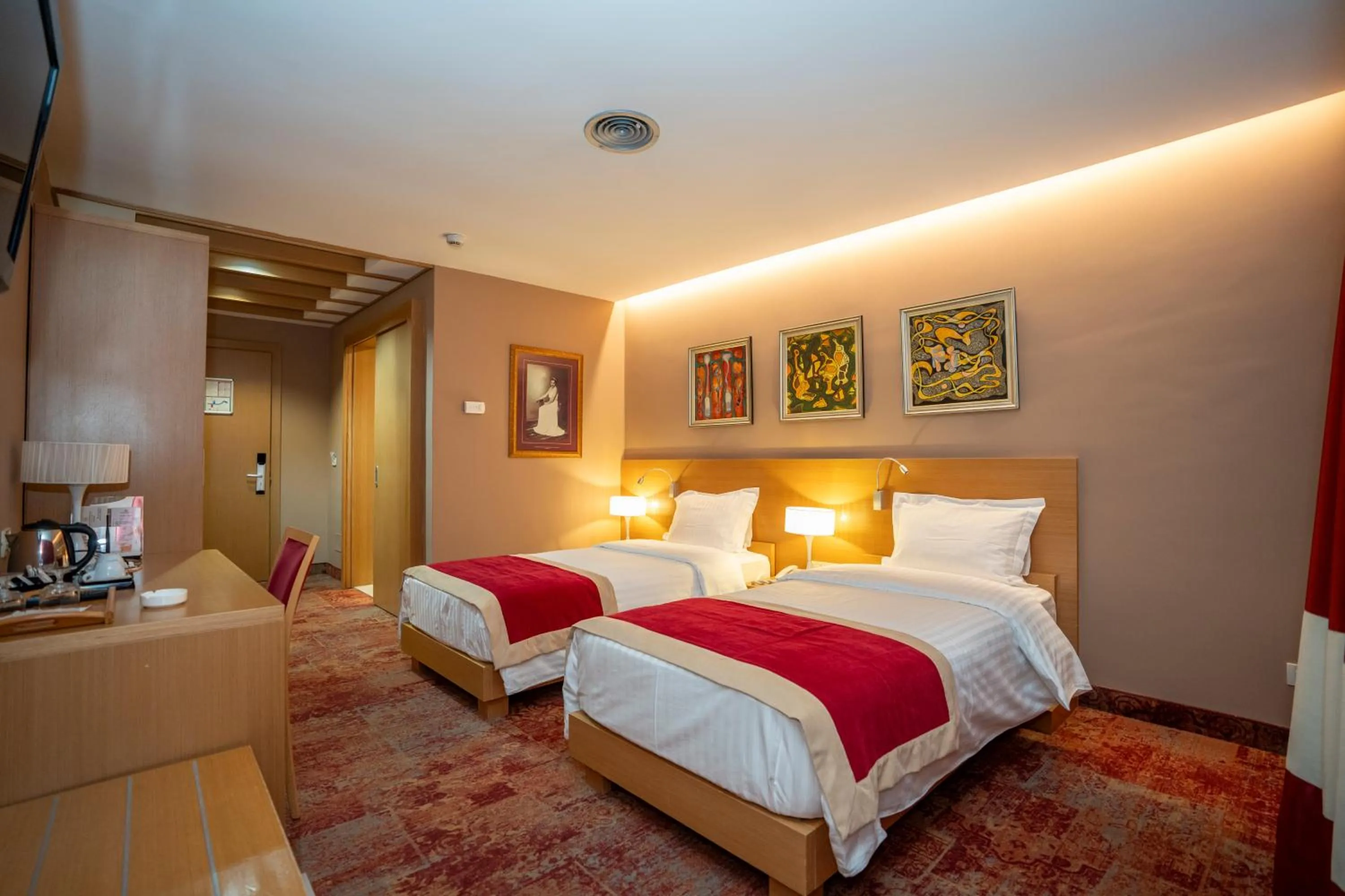 Bed in Hotel Colosseo & Spa