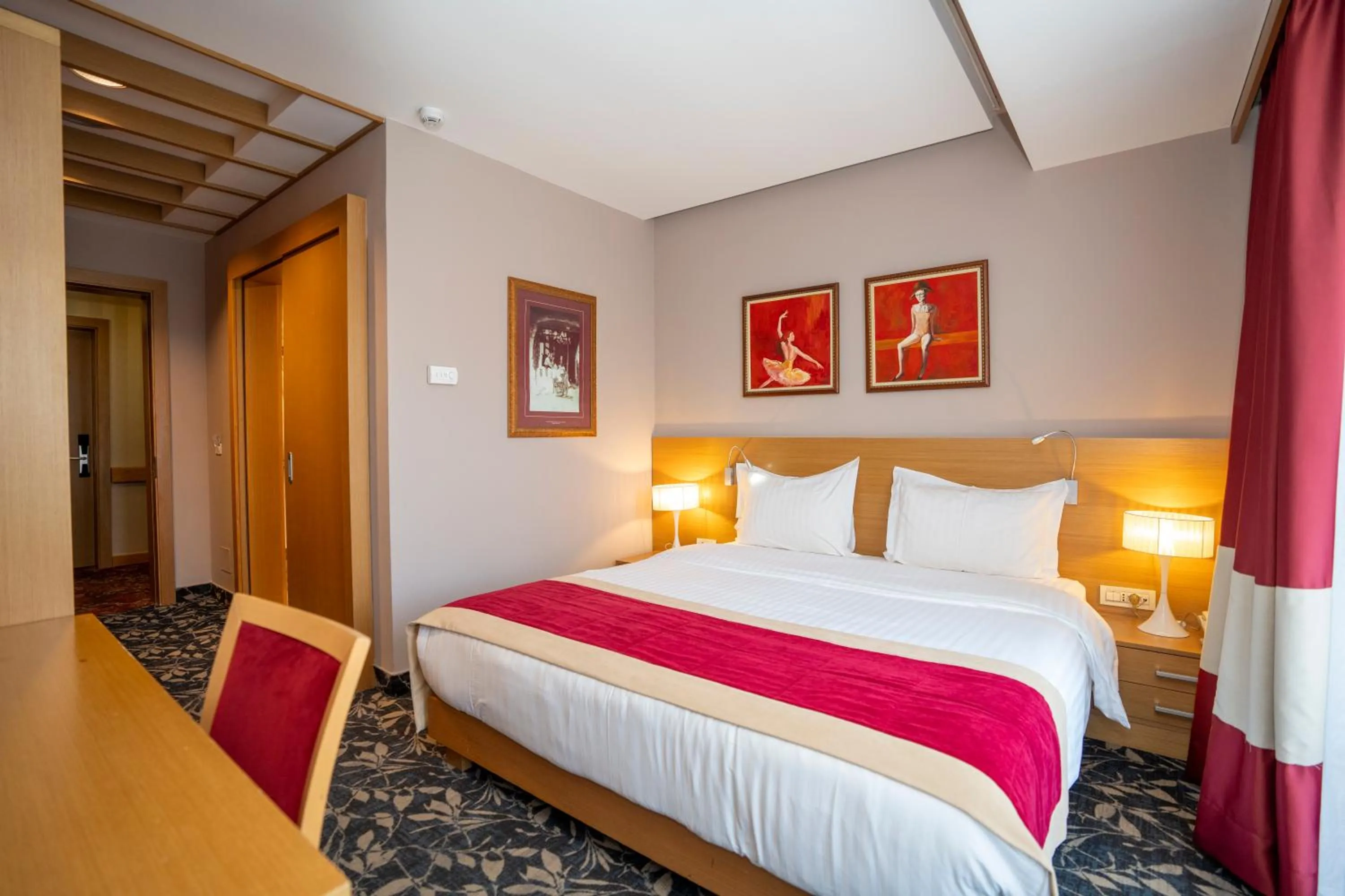 Bed in Hotel Colosseo & Spa