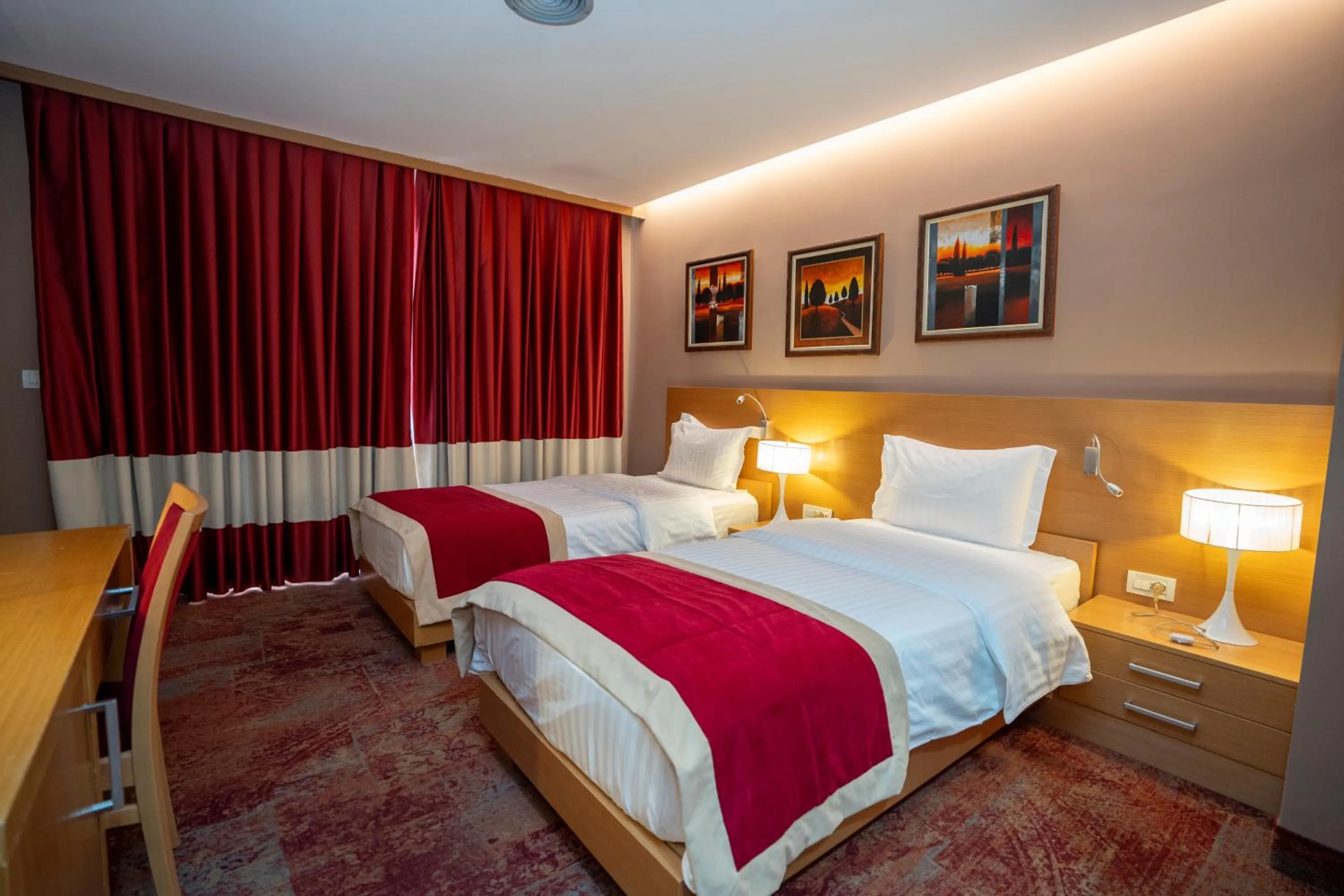 Bed in Hotel Colosseo & Spa