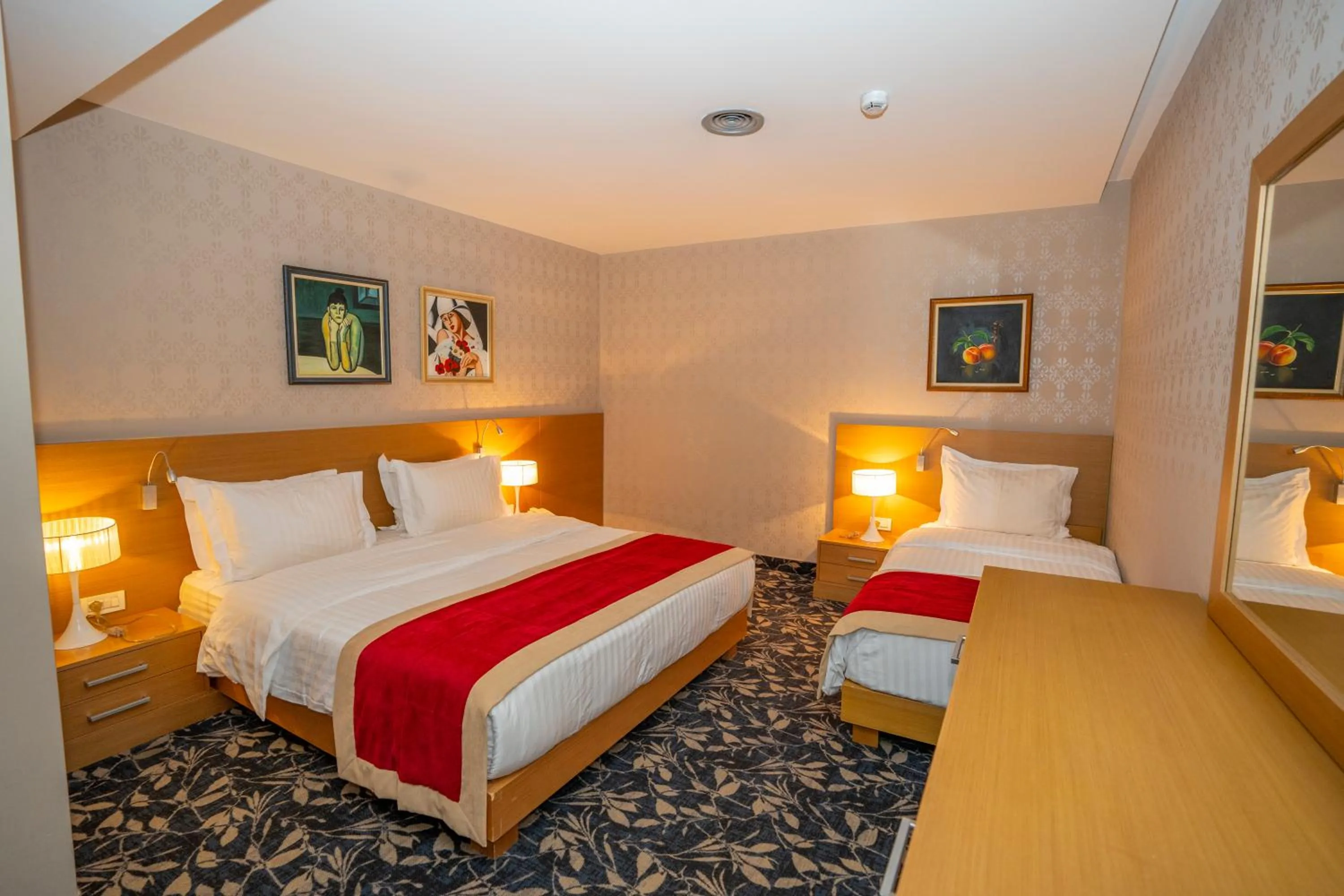 Bed in Hotel Colosseo & Spa