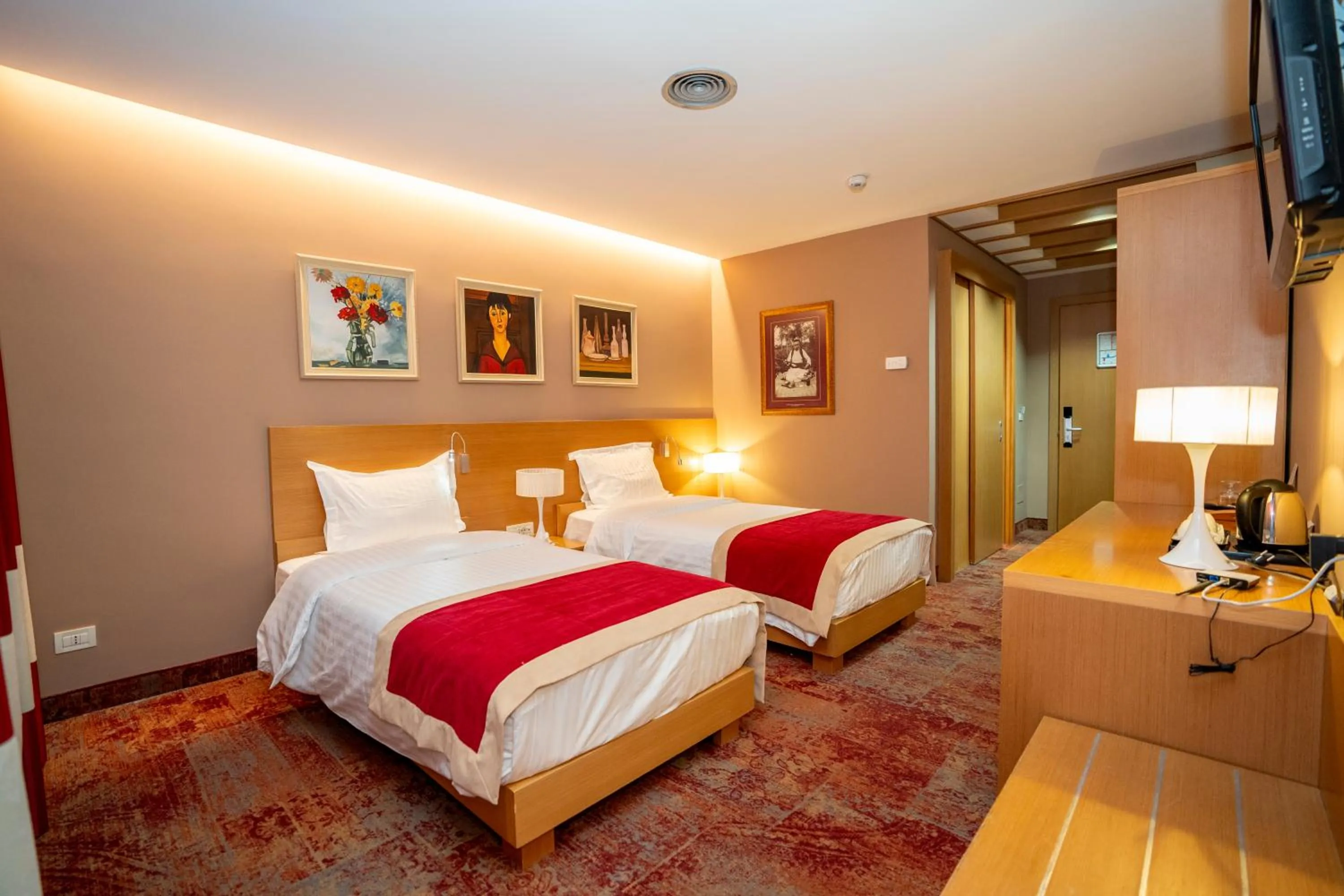 Bed in Hotel Colosseo & Spa