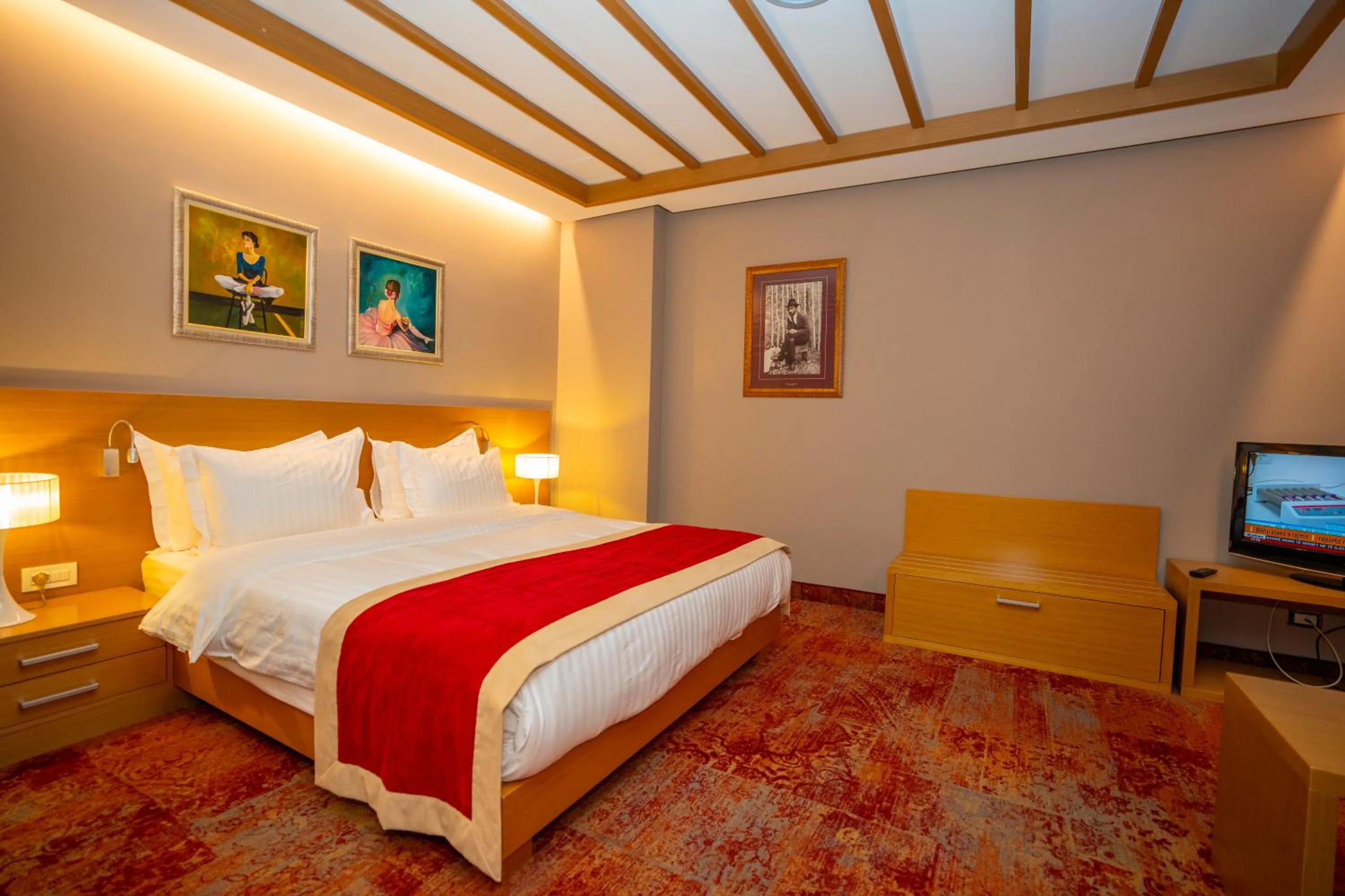 Bed in Hotel Colosseo & Spa