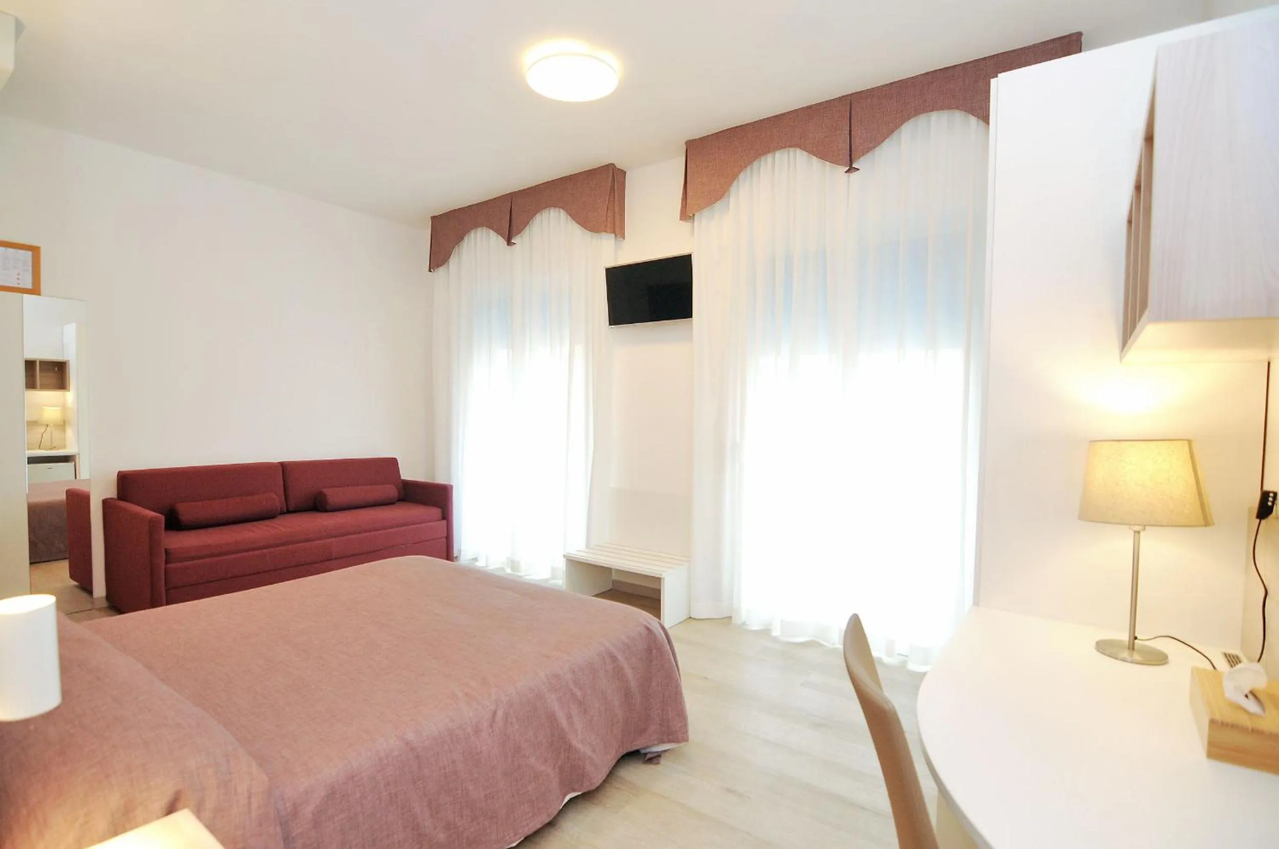 Bed in Hotel Da Mario