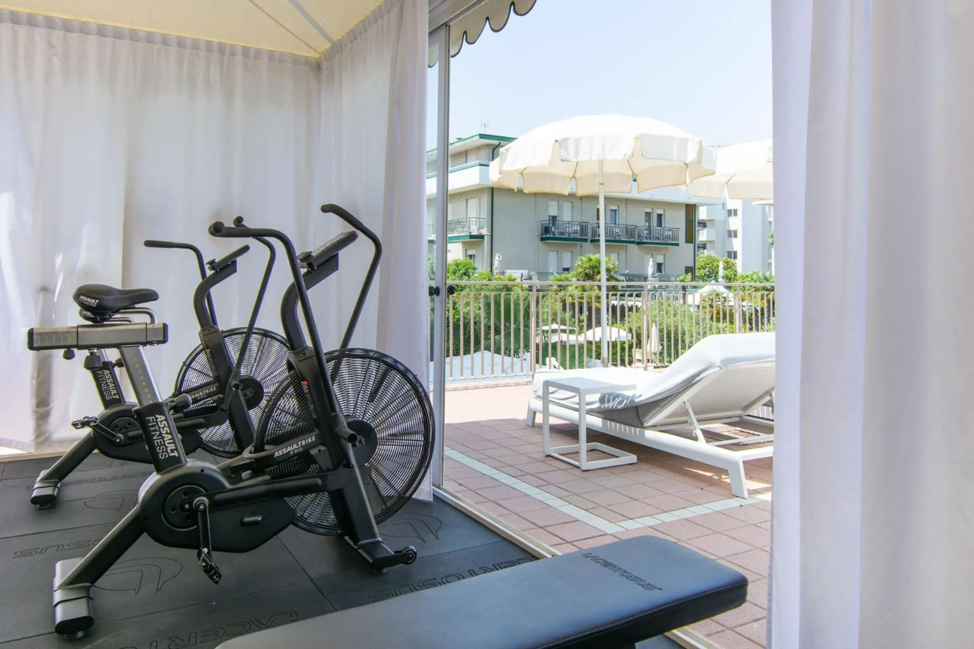 Fitness centre/facilities in Park Hotel Pineta Boutique Hotel