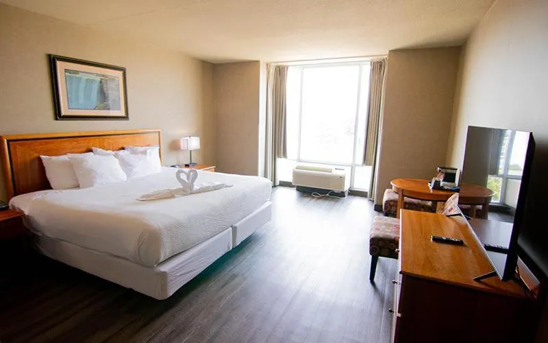 Bed in The Falls Hotel & Inn