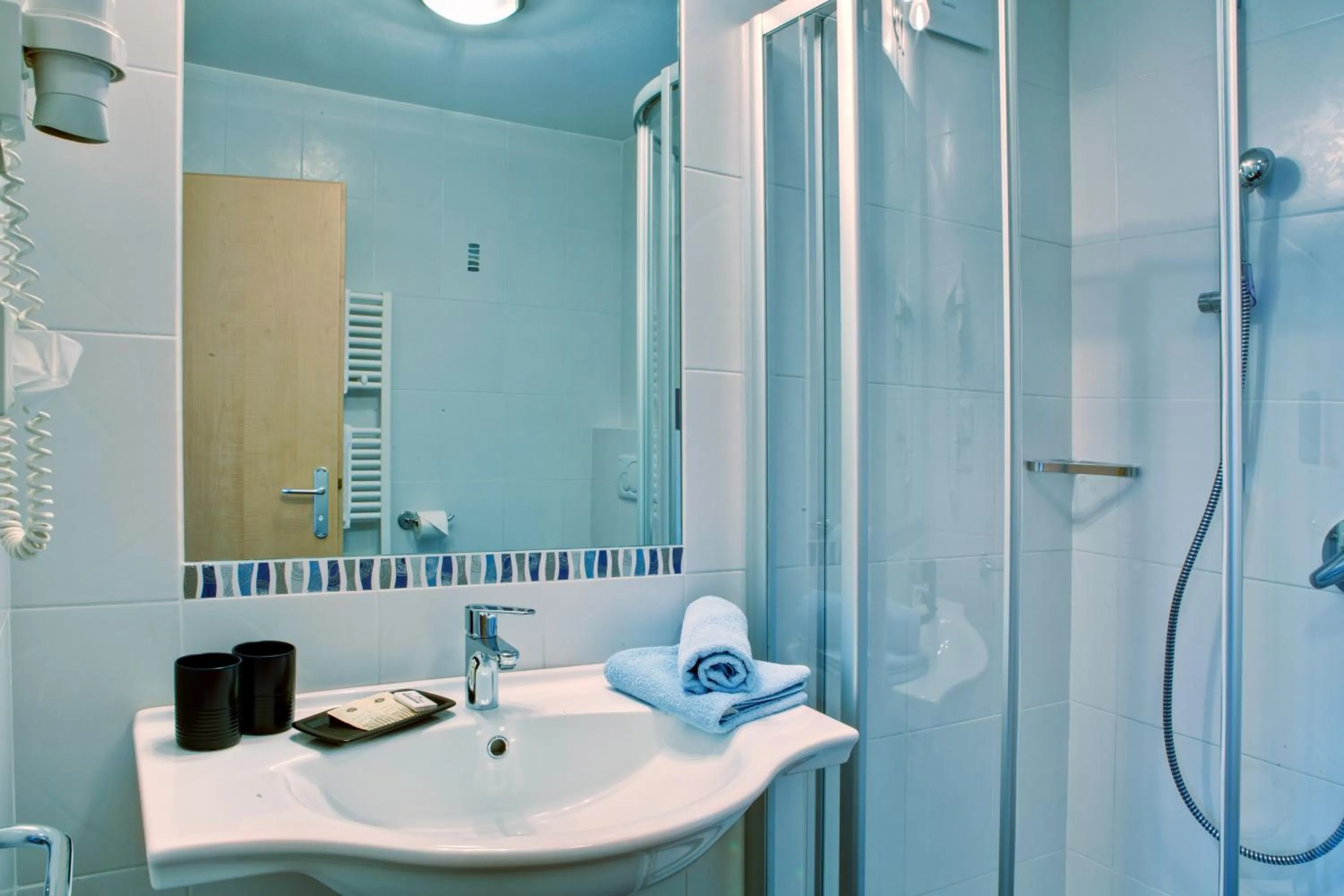 Bathroom in Parkhotel Plauserhof