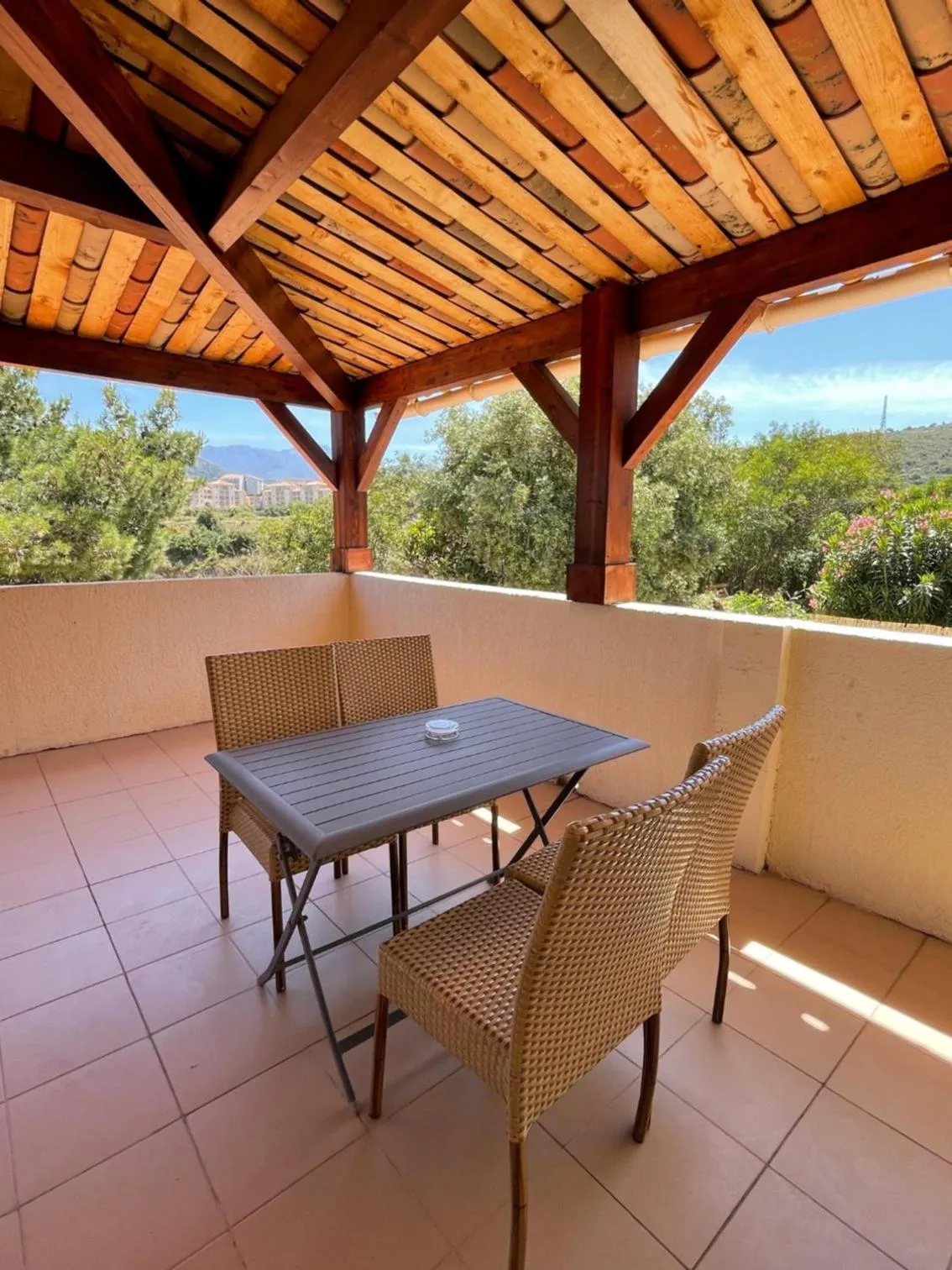 Balcony/Terrace in Hôtel L'Escale Coté Port