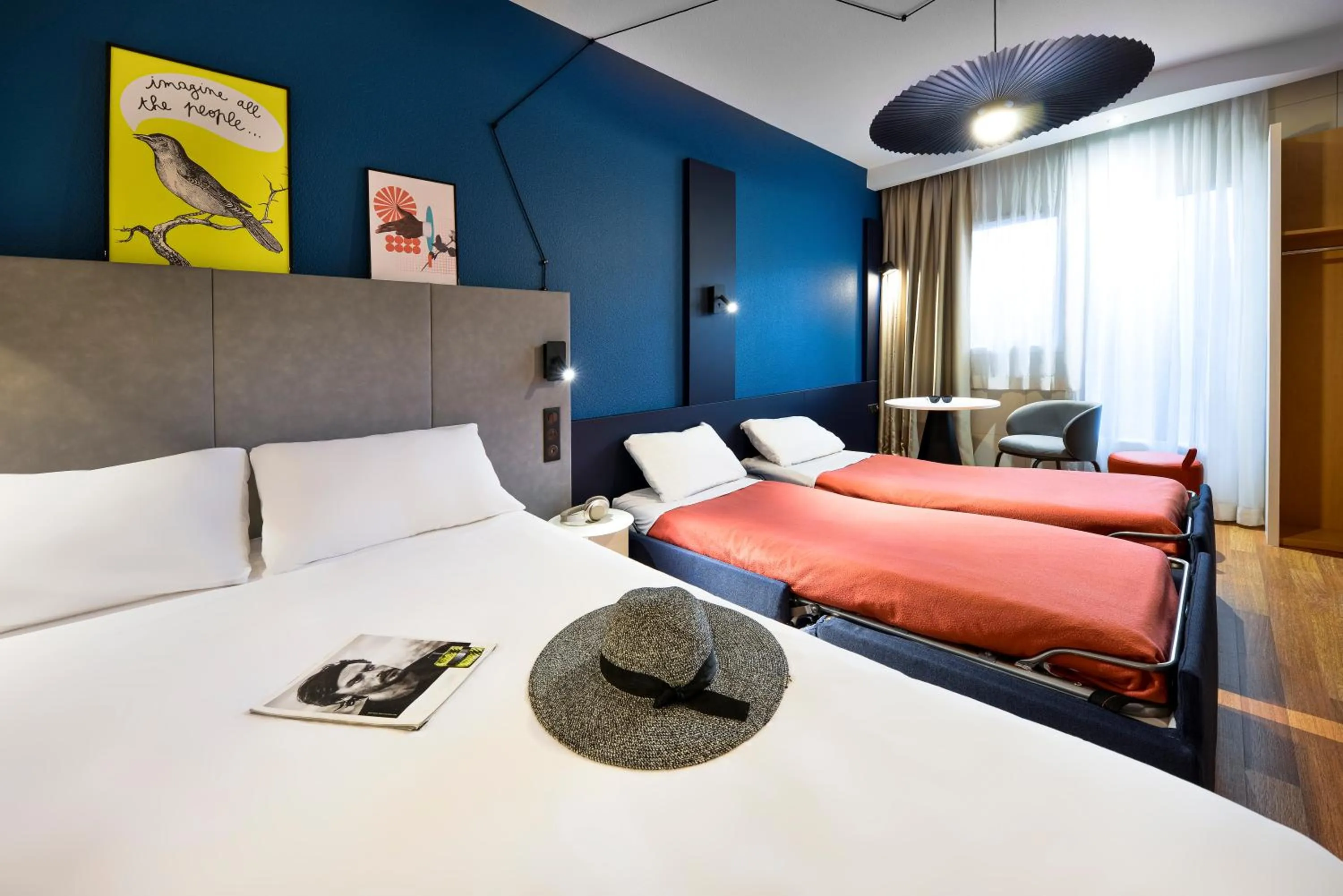 Bedroom, Bed in ibis Macon Sud Crêches