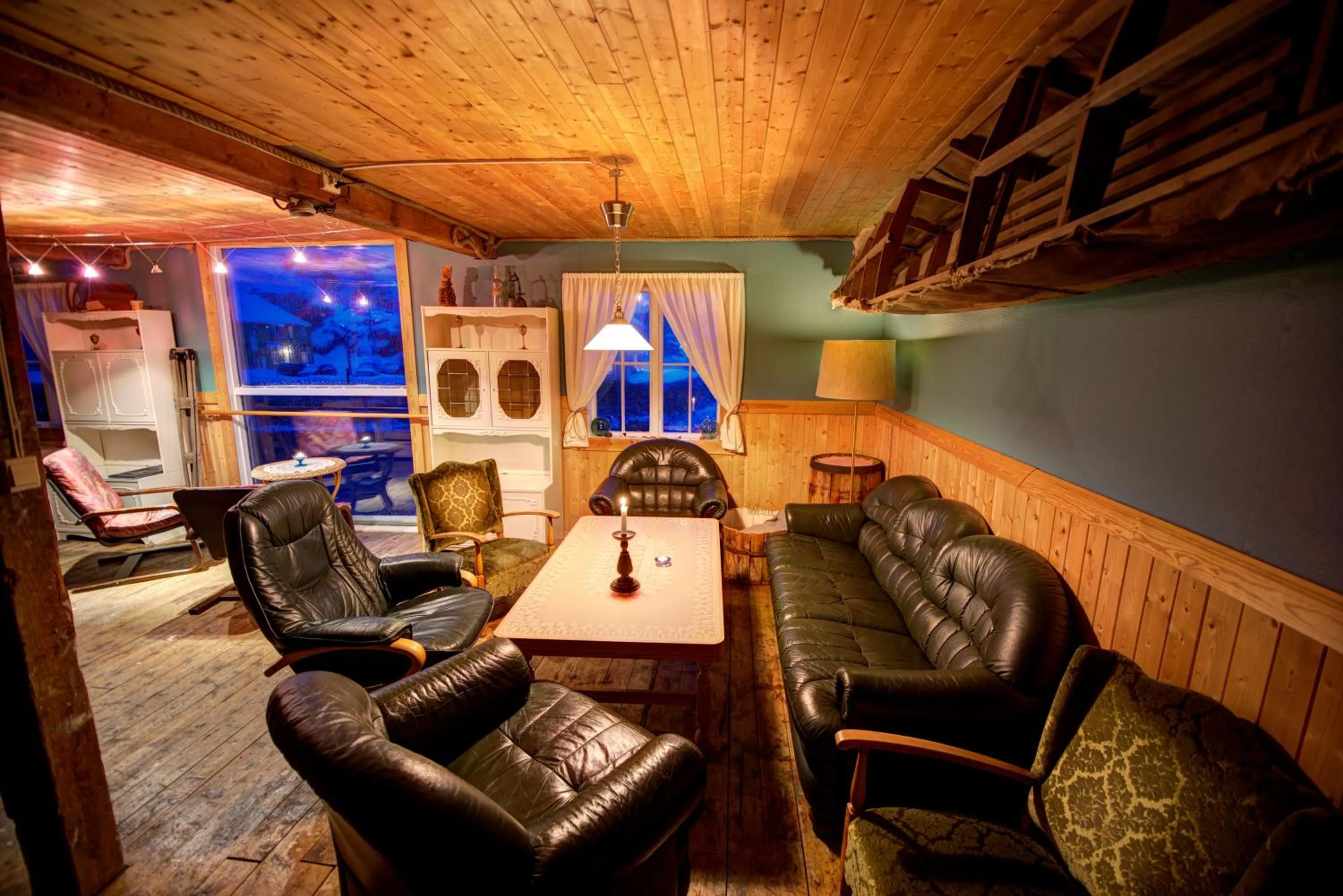 Living room in Holmvik Brygge Nyksund