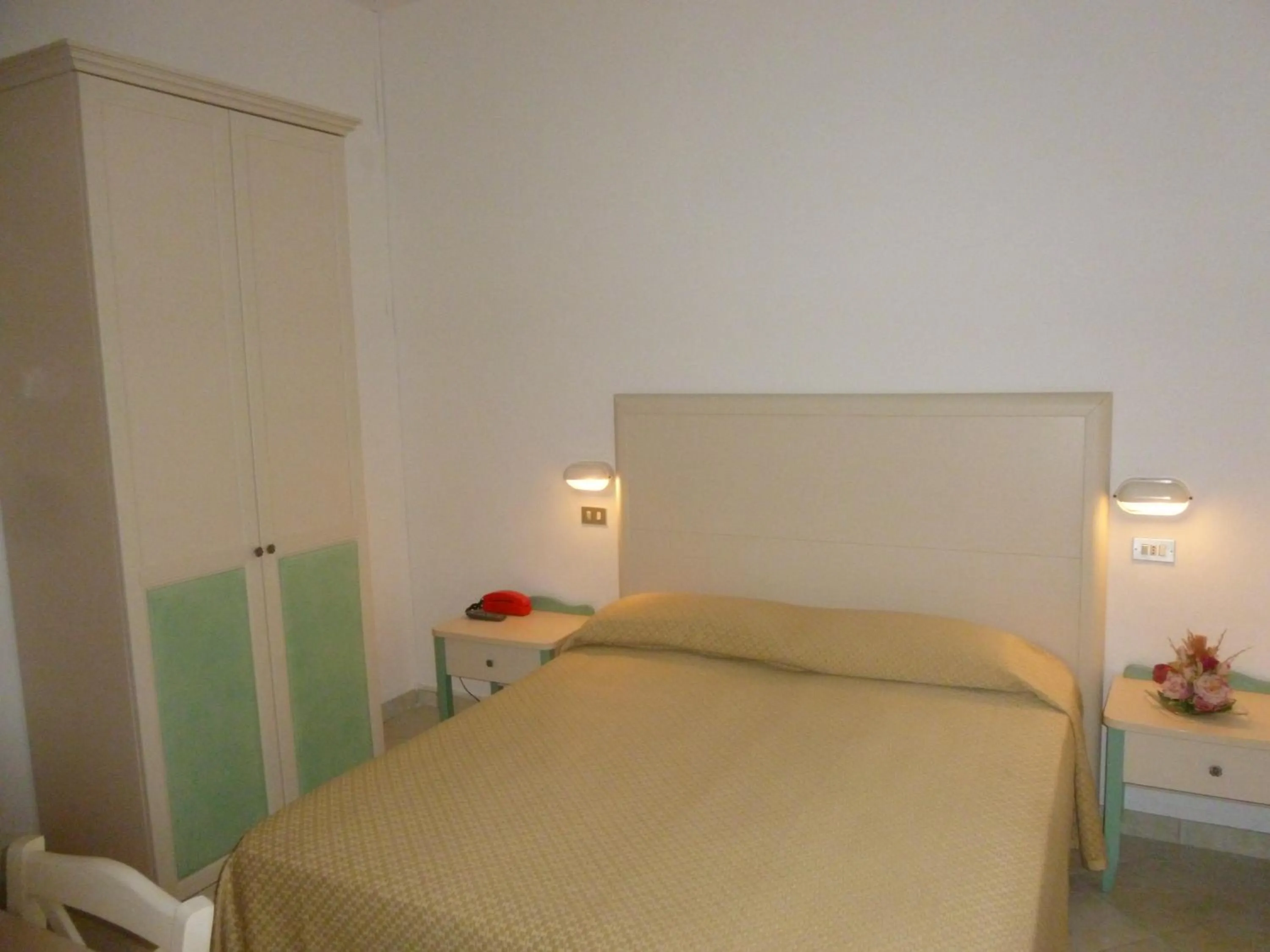 Decorative detail, Bed in Hotel Basilea