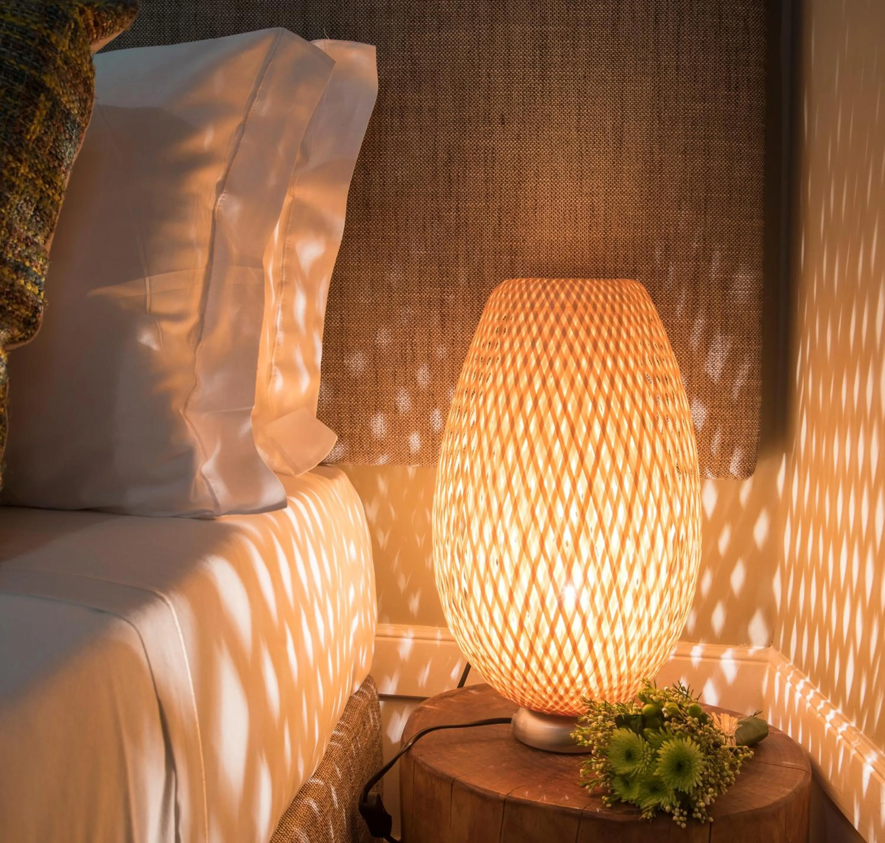 Decorative detail, Bed in bnapartments Rio